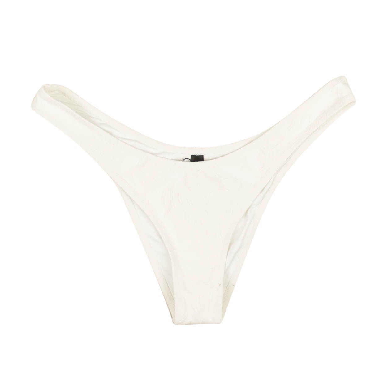 Reina Olga White Leaf Brigitte Bikini Bottoms Size L Size ONE SIZE - 1 Thumbnail