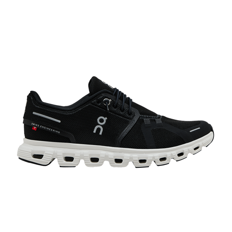 On Running Cloud 6 Black White (Women's) Shoes (Size 8)