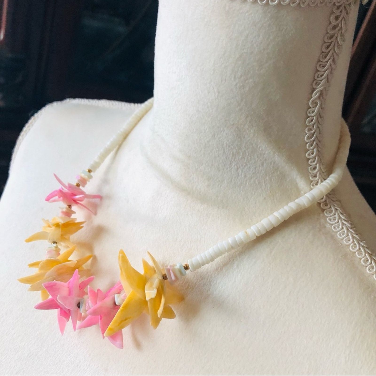 Vintage Vintage boho starburst shell necklace Size ONE SIZE - 3 Thumbnail