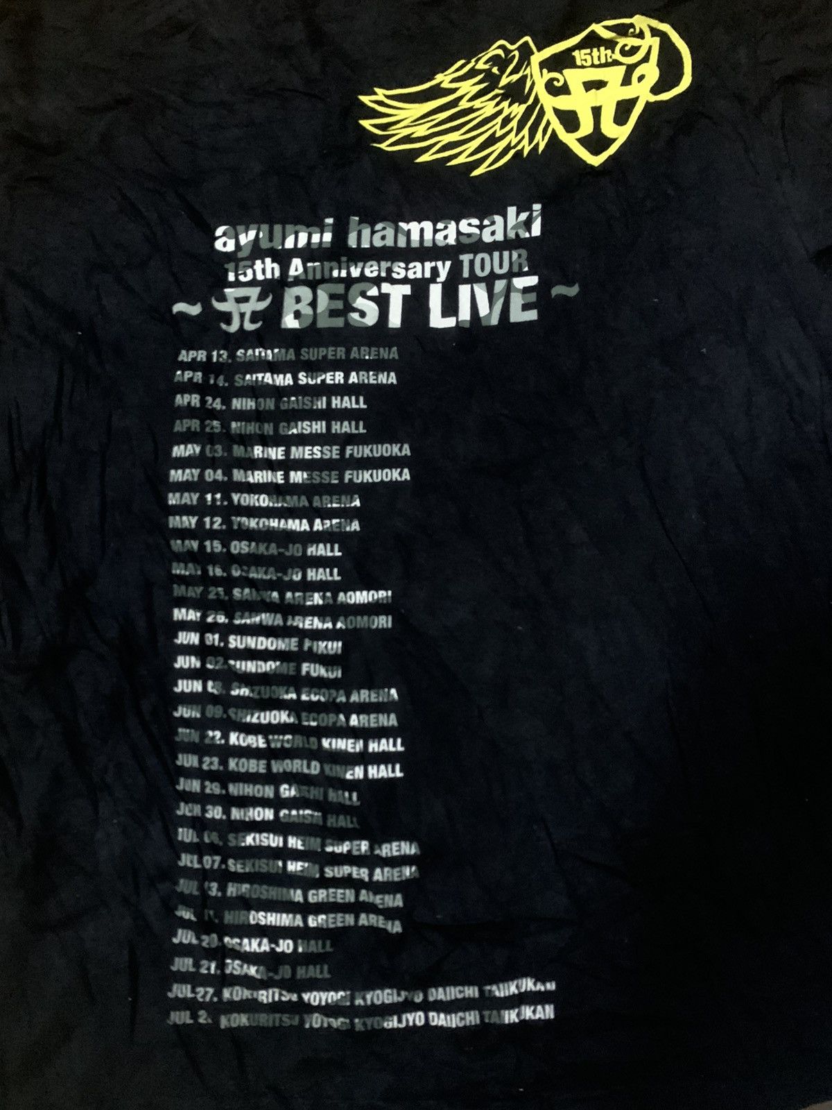 Band Tees × Japanese Brand × Vintage Ayumi Hamasaki 15th Anniversary Tour 2013 Promo Tee Size US M / EU 48-50 / 2 - 6 Thumbnail
