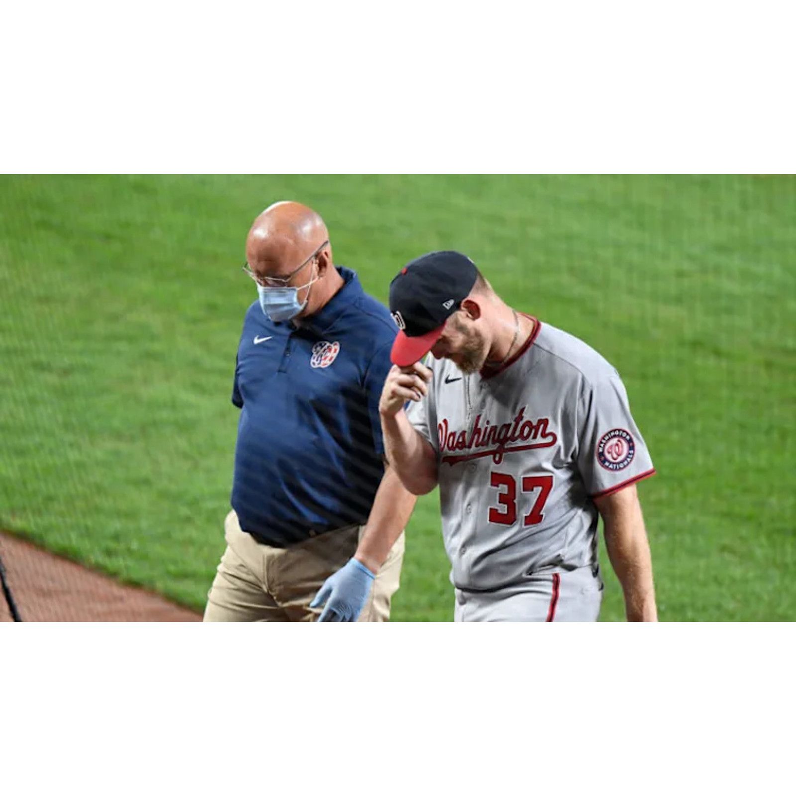 Majestic Washington Nationals Game Worn Majestic On-Field Pullover XL Size US XL / EU 56 / 4 - 6 Thumbnail