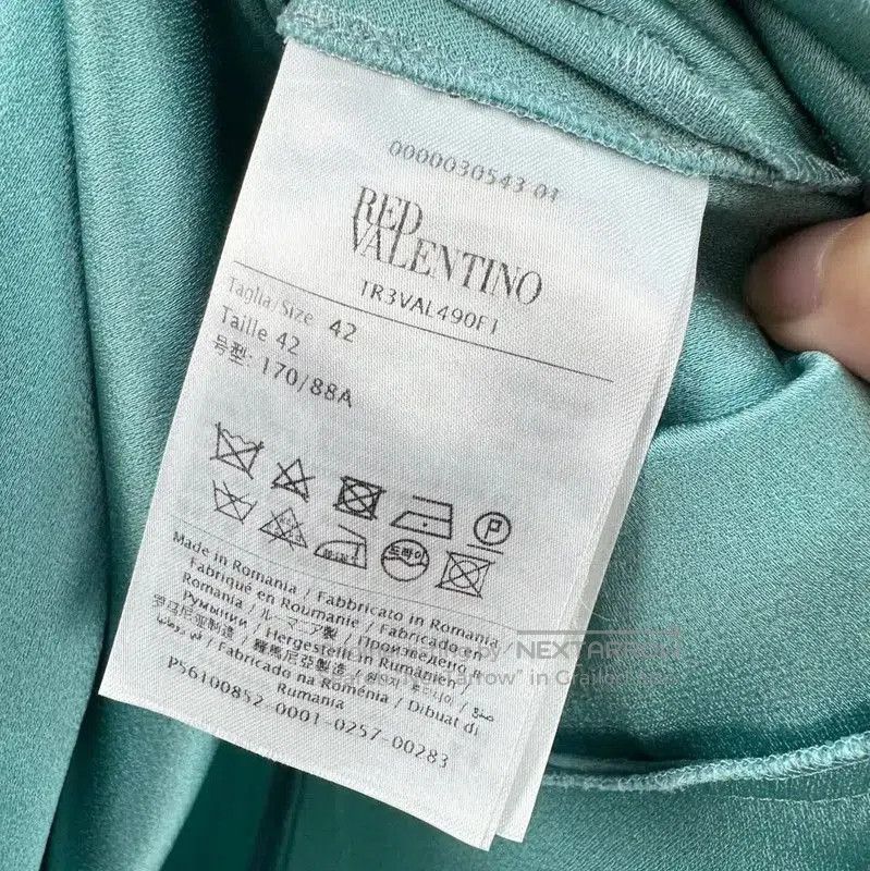 Valentino Valentino Sleeveless Pleated Midi Dress in Blue . Size XL / US 12-14 / IT 48-50 - 6 Thumbnail