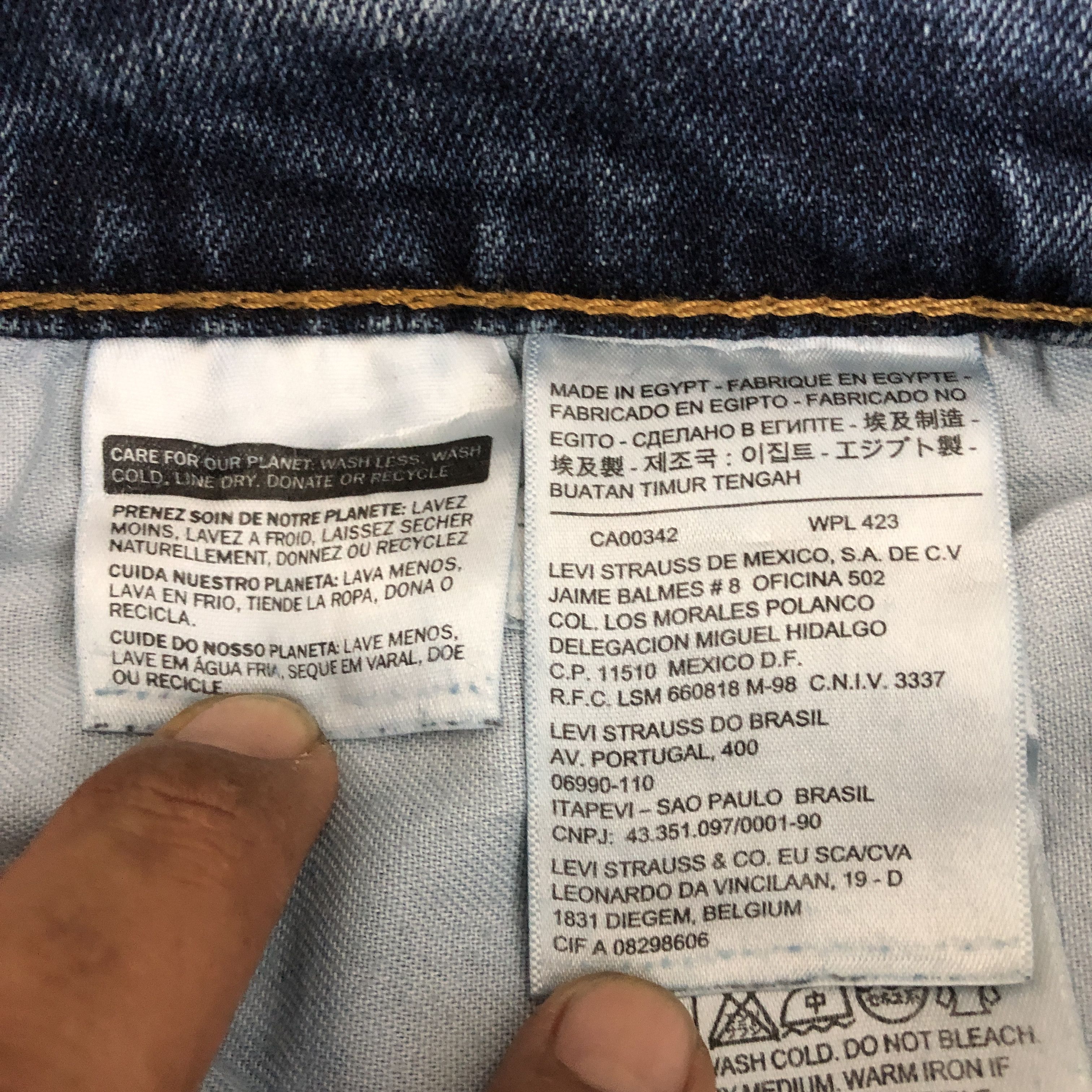 Levi's Vintage Levis 514 Jeans Levi's Faded Kight Wash Denim Size US 30 / EU 46 - 9 Thumbnail