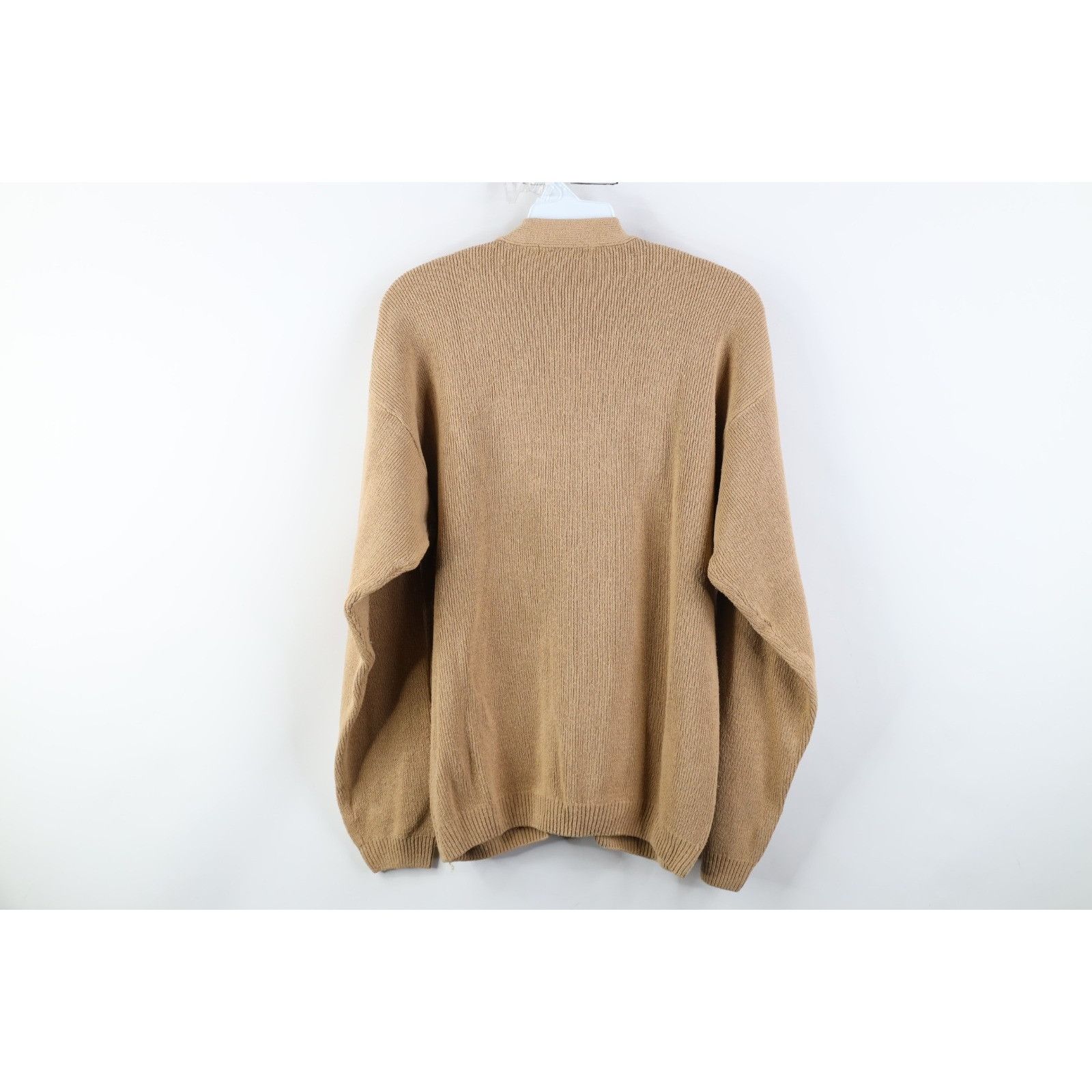 Vintage Vintage 90s Streetwear Silk Ribbed Knit Cardigan Sweater Size US M / EU 48-50 / 2 - 9 Thumbnail
