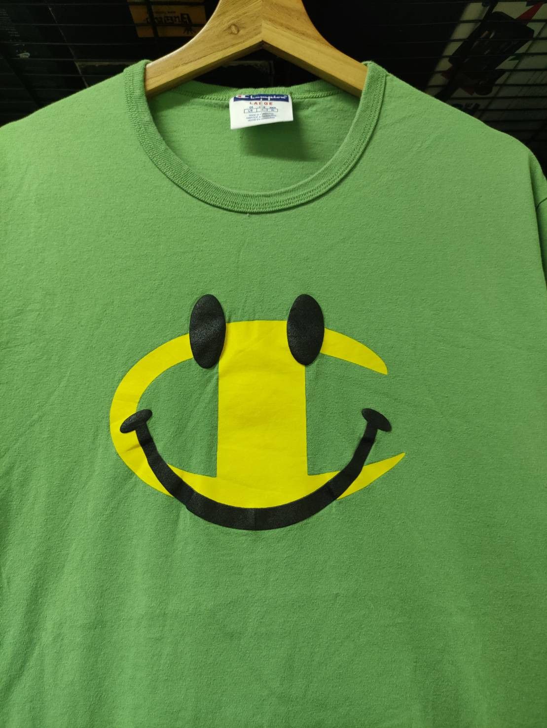 Champion Champion Smiley Graphic Logo T-Shirt Size US L / EU 52-54 / 3 - 1 Thumbnail