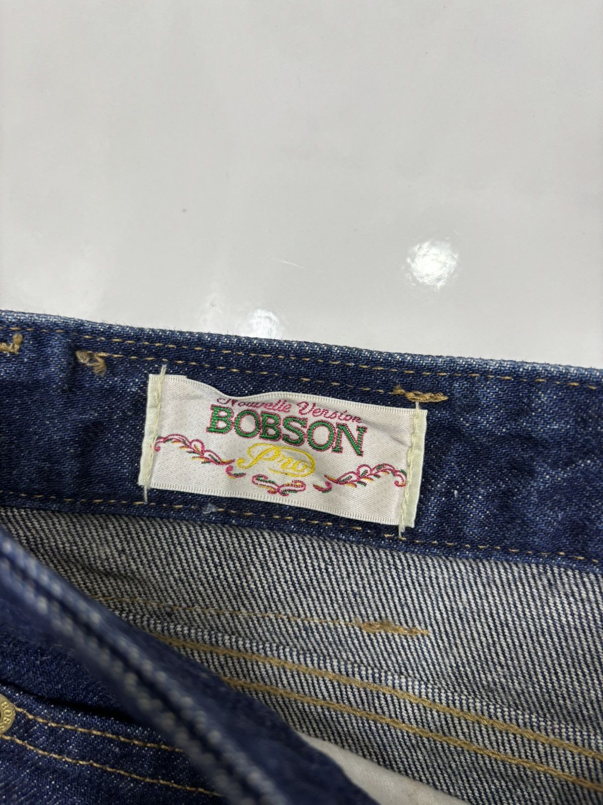 Kapital Bobson Regular Straight Leg Fit Blue Denim Jeans Size US 36 / EU 52 - 11 Thumbnail