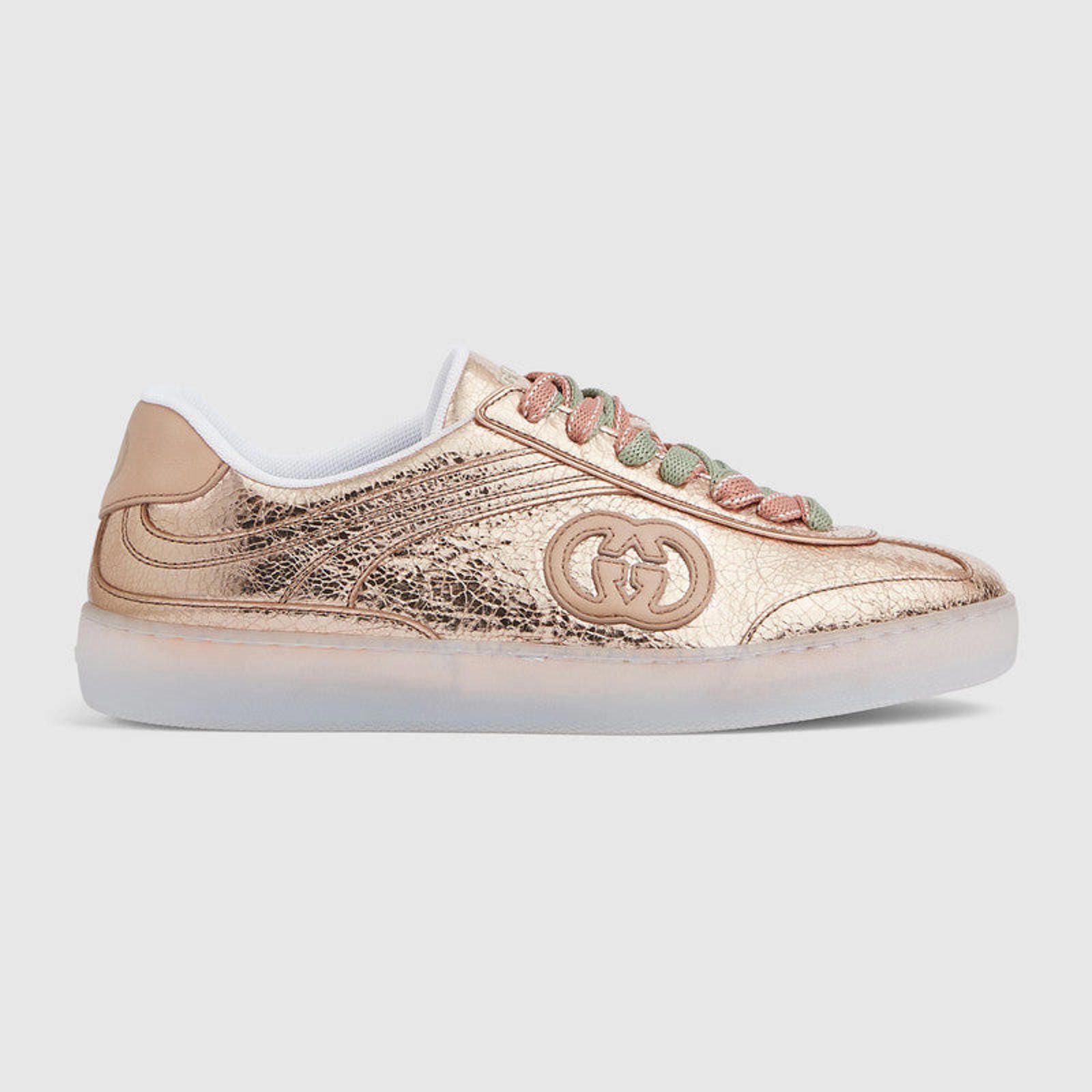 Gucci Gucci G75 Metallic Sneakers Size US 7.5 / IT 37.5 - 1 Thumbnail
