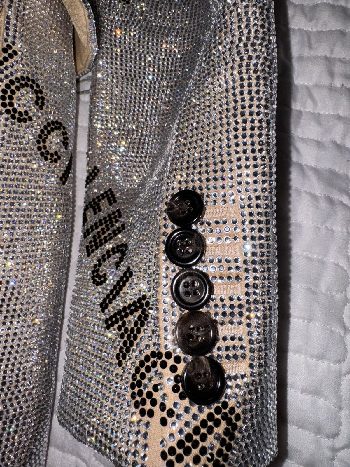 Balenciaga × Gucci Gucci x Balenciaga Crystal Hourglass Jakcet Size XS / US 0-2 / IT 36-38 - 7 Thumbnail