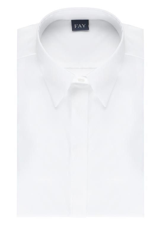 Fay FAY Women Shirts NCWA150565SORM B001 White Size L / US 10 / IT 46 - 1 Thumbnail