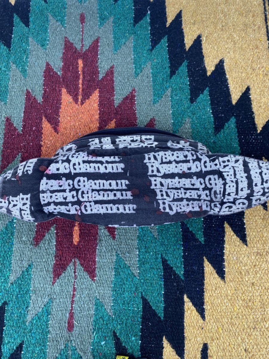 Hysteric Glamour 2000's Hysteric Glamour Script Cotton Waist Bag Size ONE SIZE - 6 Thumbnail