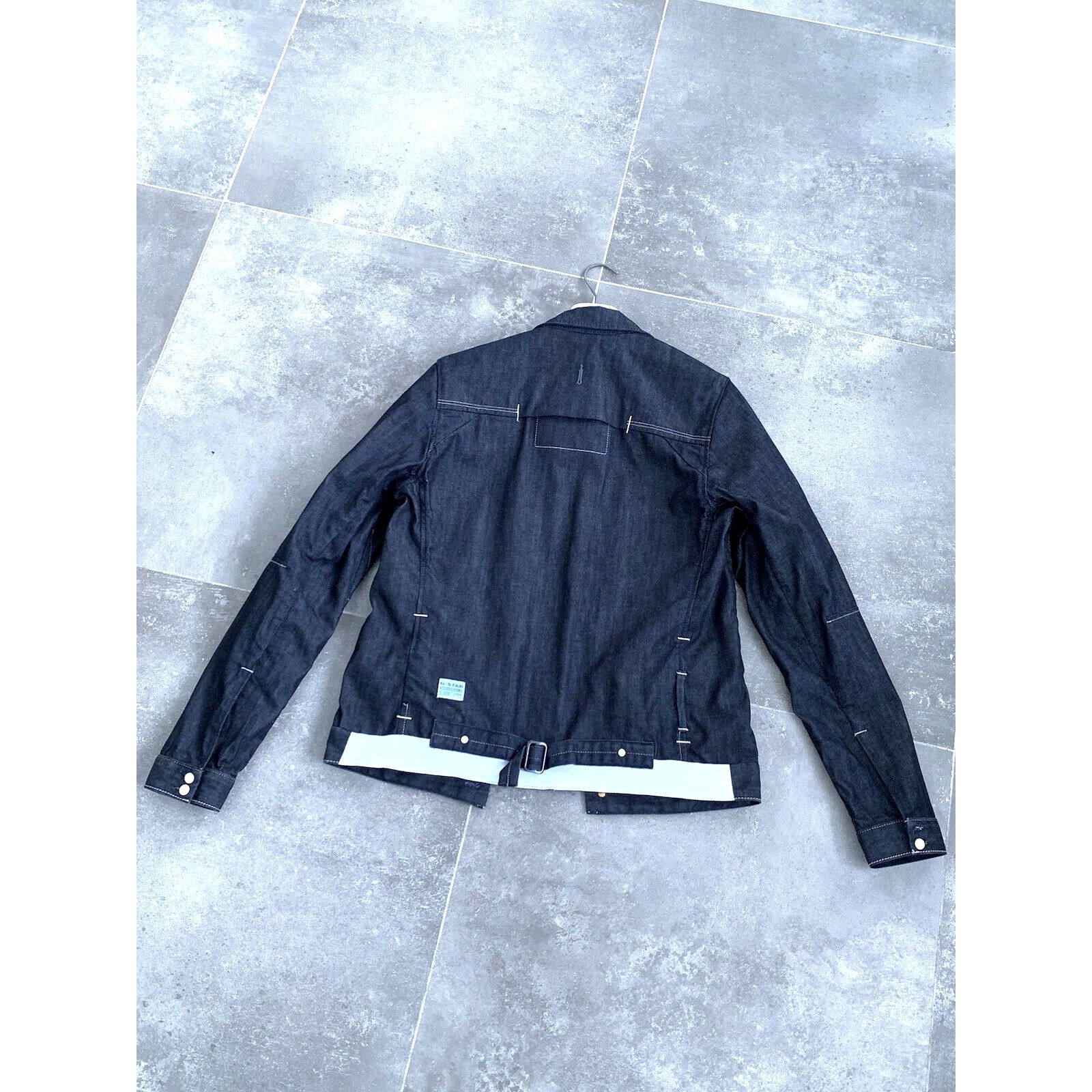 G-Star Mens G-STAR ORGANIC Raw Alcatraz Denim Jacket Coat SZ M EU48 Size US M / EU 48-50 / 2 - 3 Thumbnail