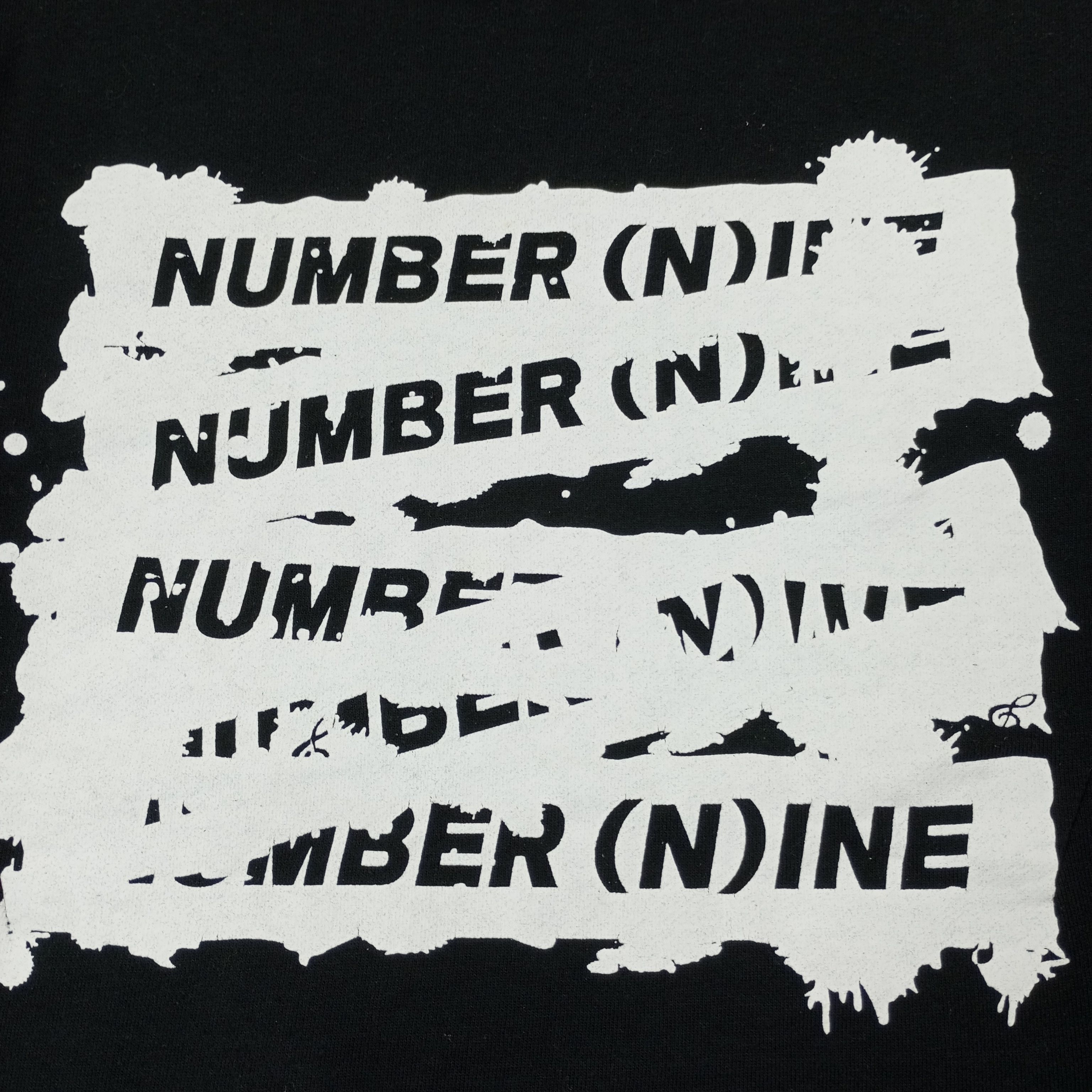 Number (N)ine Number Nine Japanese Brand Spellout Sweatshirt c237n15 Size US S / EU 44-46 / 1 - 2 Thumbnail