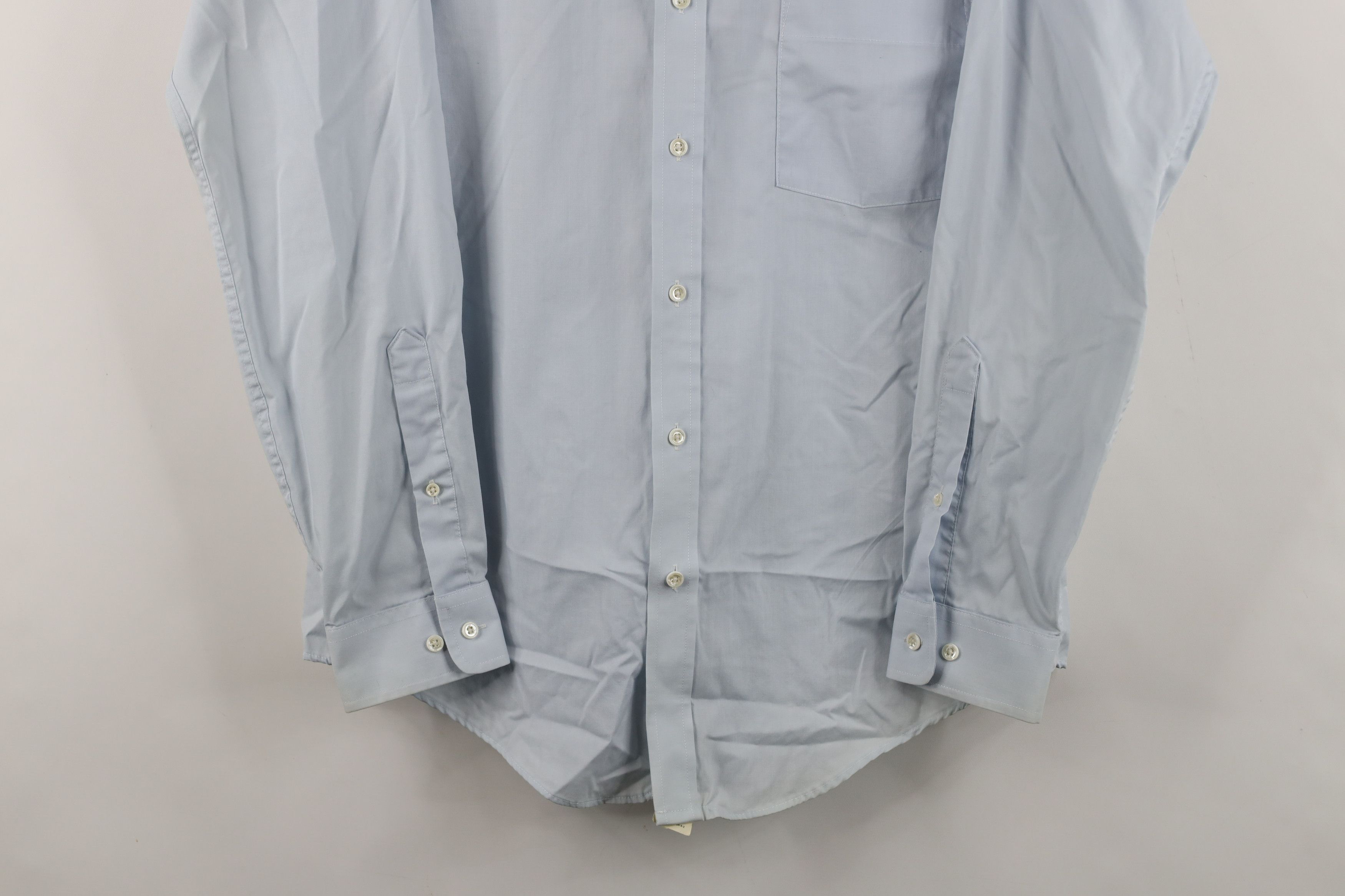 Vintage Vintage 90s Streetwear Fitted Button Shirt Blue USA Size US M / EU 48-50 / 2 - 3 Thumbnail