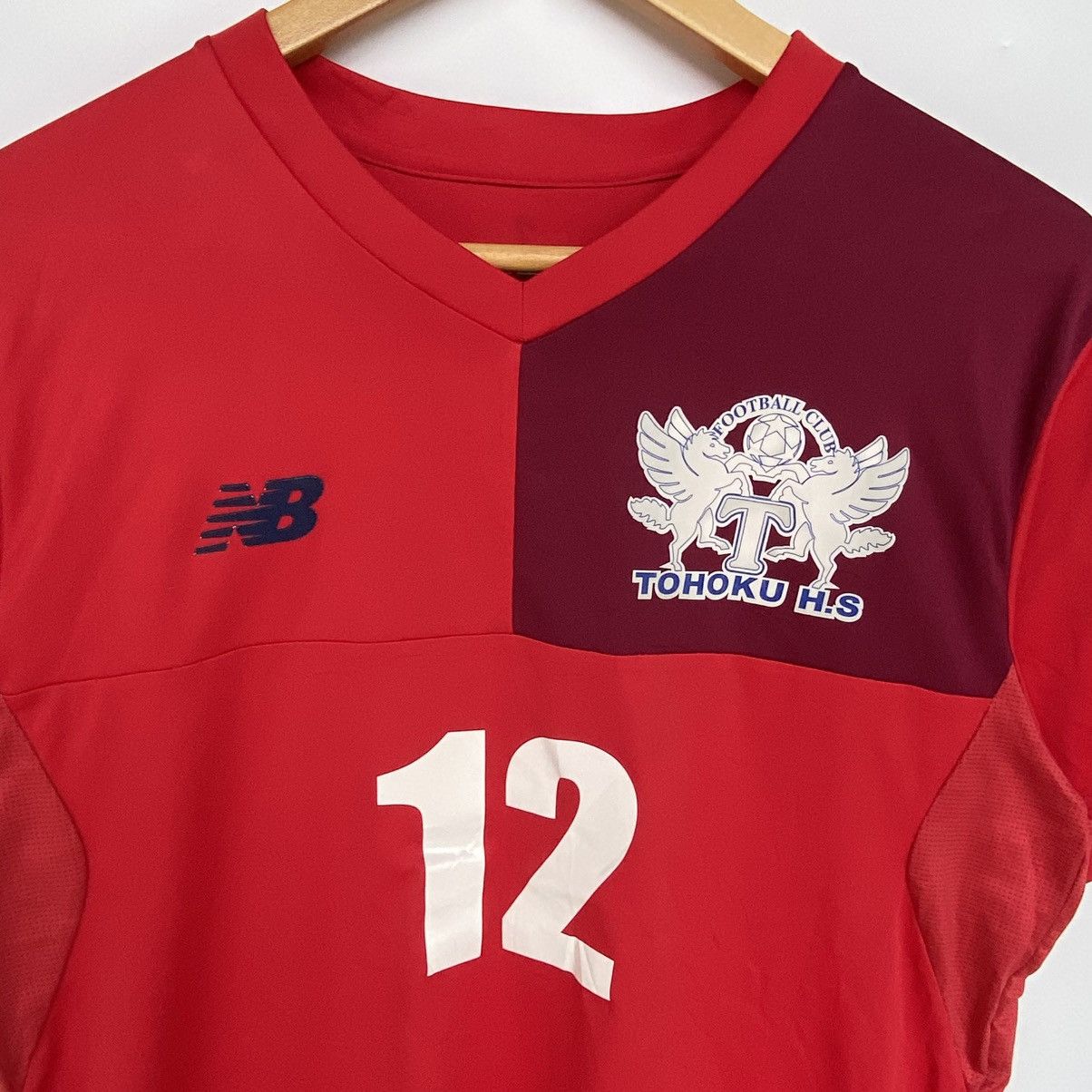 Other Vintage New Balance Football Red/Burgundy Pullover Size L Size US L / EU 52-54 / 3 - 5 Thumbnail