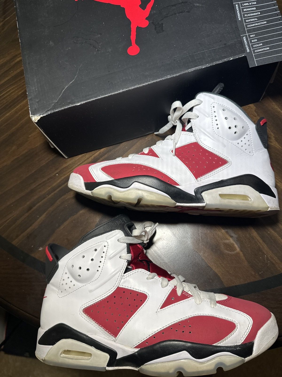Jordan Brand × Nike AIR JORDAN 6 carmine Size US 10 / EU 43 - 4 Thumbnail