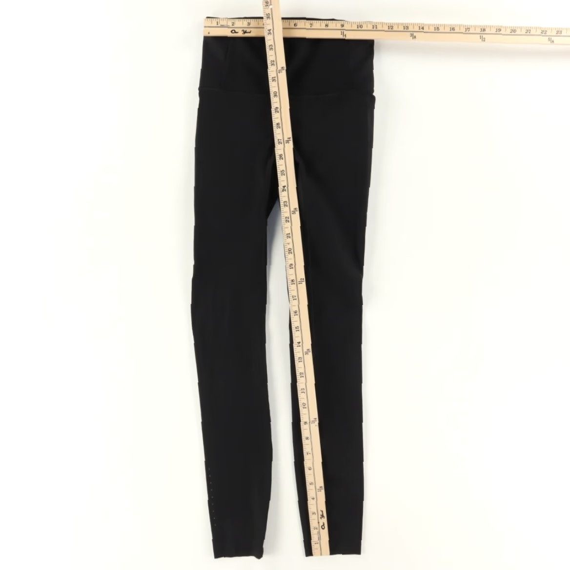 Lululemon Lululemon High Stretch Zoned In HR 27" Nylon Woven Leggings Black Women's 4 Size 27" / US 4 / IT 40 - 3 Thumbnail