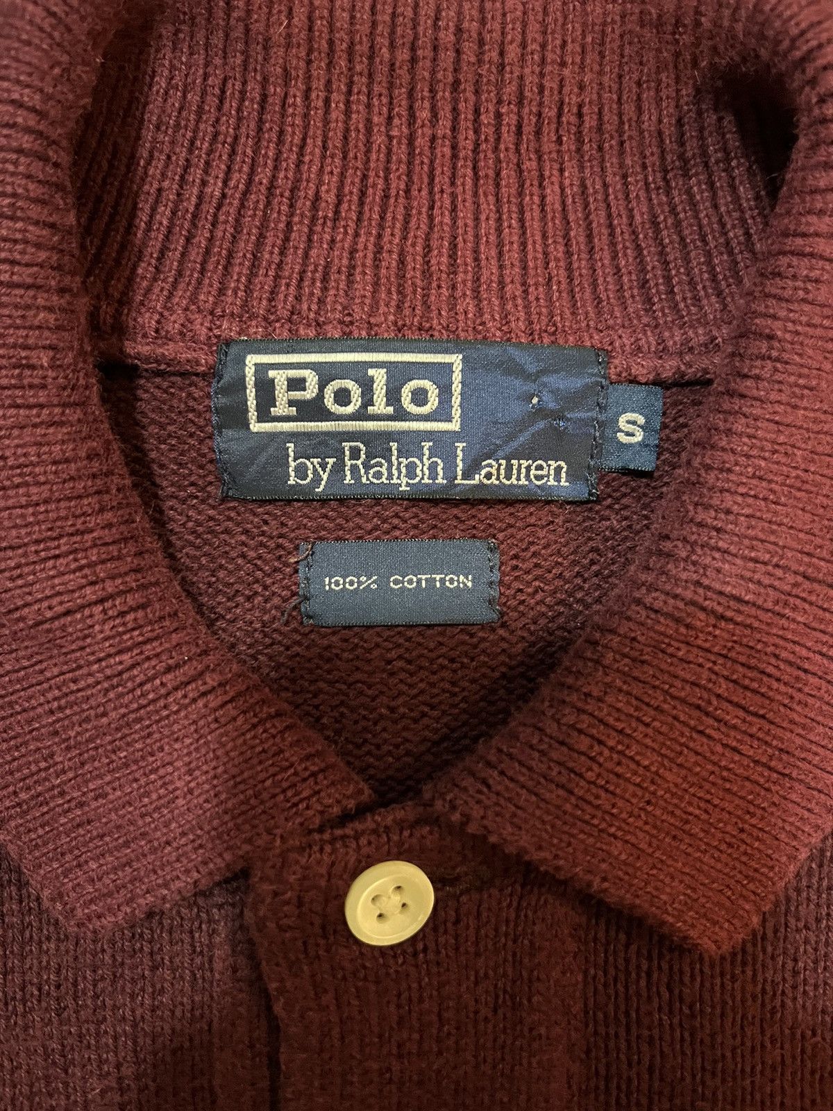 Polo Ralph Lauren × Vintage Vintage Polo by Ralph Lauren knitted polo shirt Size US S / EU 44-46 / 1 - 4 Thumbnail