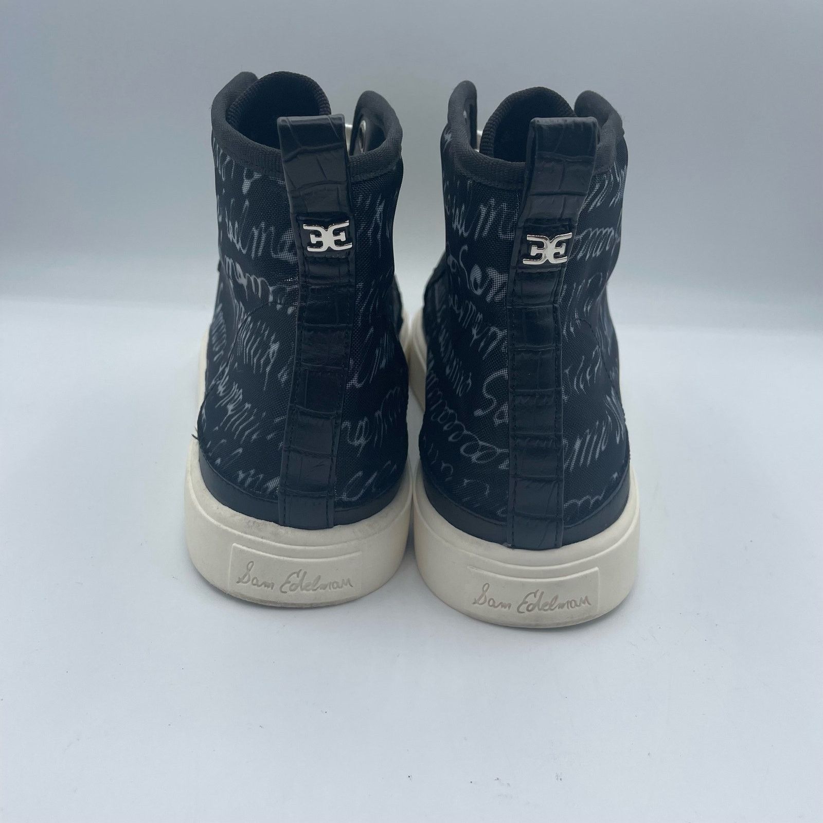 Sam Edelman Sam Edelman Elba Black Swirl White Mesh High Shoes 9.5 Size US 9.5 / IT 39.5 - 4 Thumbnail