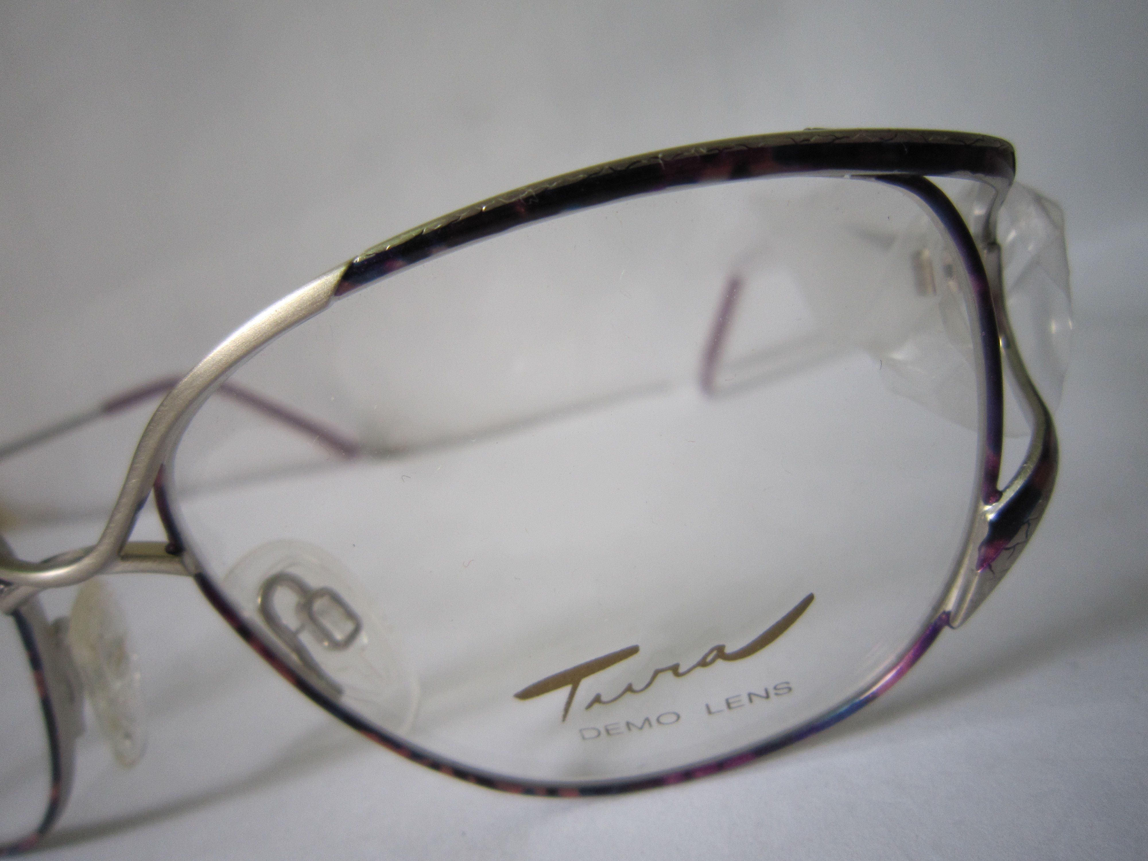 Vintage Vintage 80s TURA Mod 405 Silver Woman Eyeglasses Size ONE SIZE - 4 Thumbnail