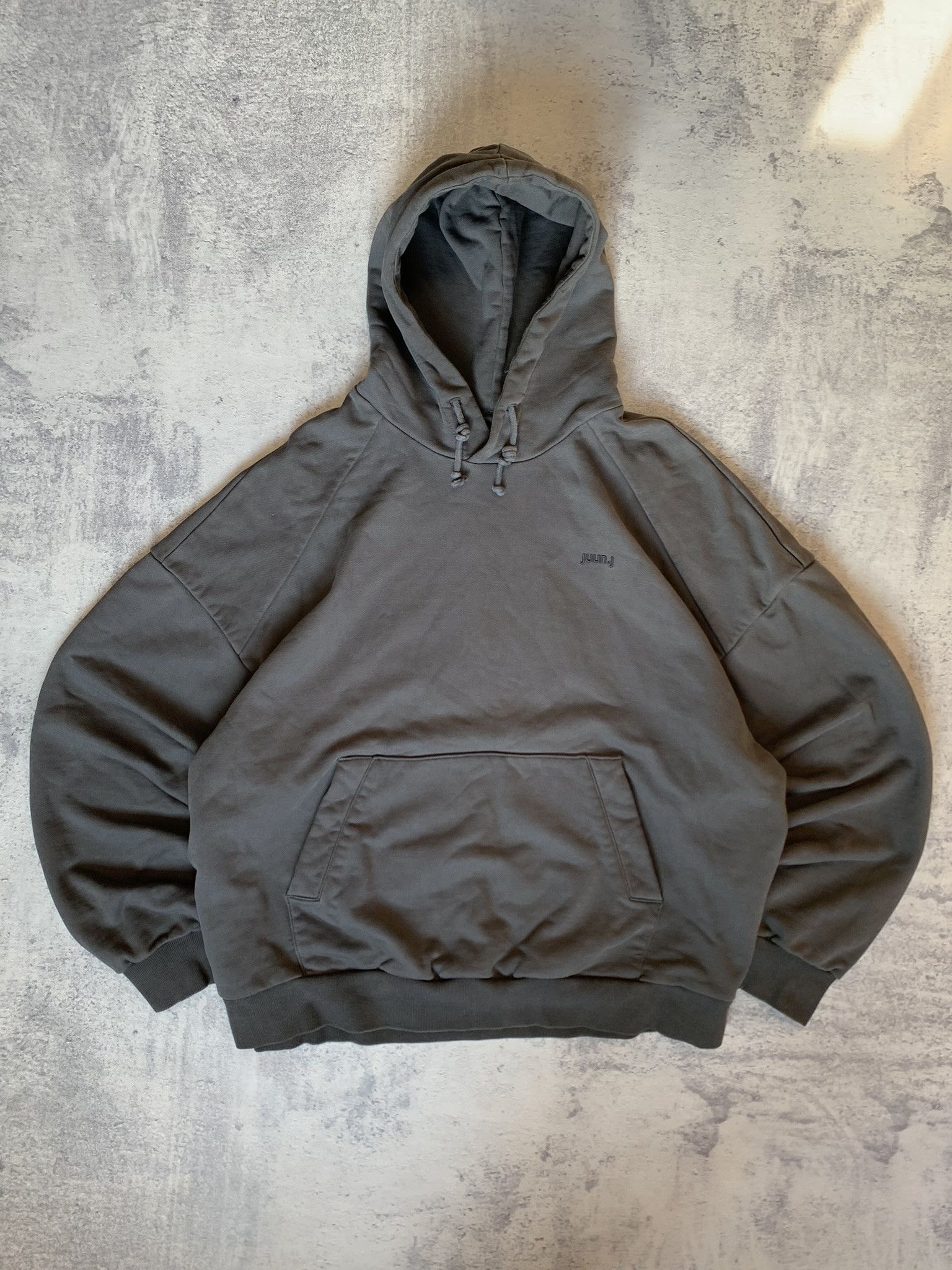 Juun.J Juun.J Embroidered Graphic Loose Fit Cotton Hoodie Size L Size US L / EU 52-54 / 3 - 2 Thumbnail