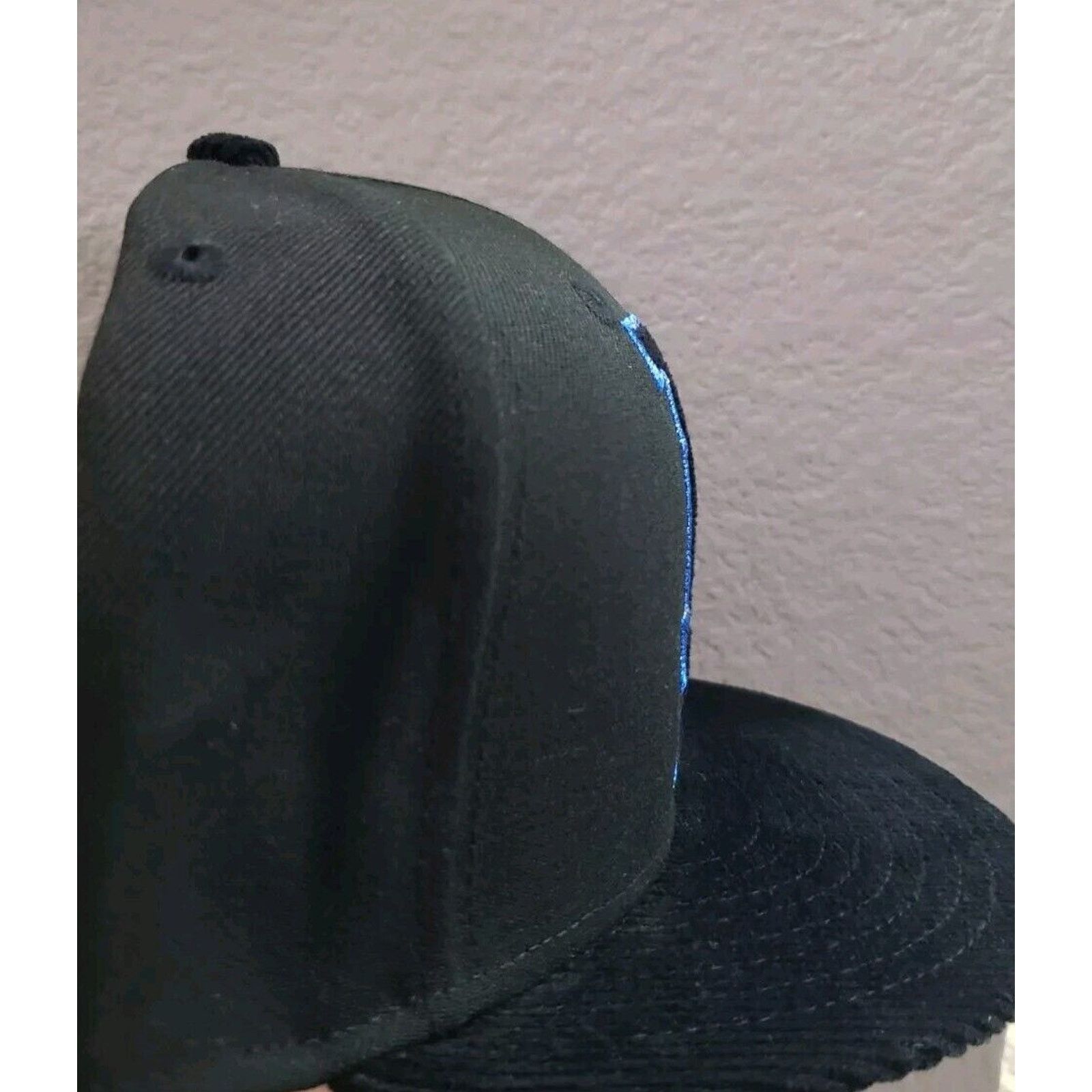 New Era Los Angeles Dodgers Hat Corduroy 5950 7 3/8 Black New Era Size ONE SIZE - 2 Thumbnail