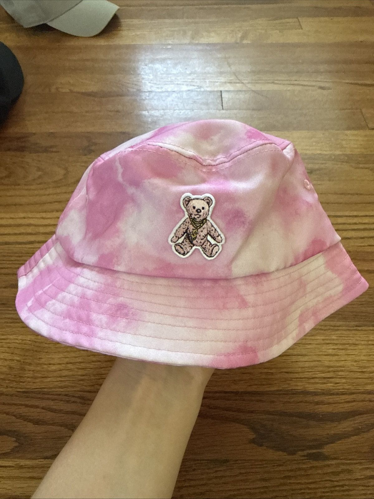 Joyrich Joyrich Pink Tie-Dye Teddy Bear Bucket Hat Size ONE SIZE - 1 Thumbnail
