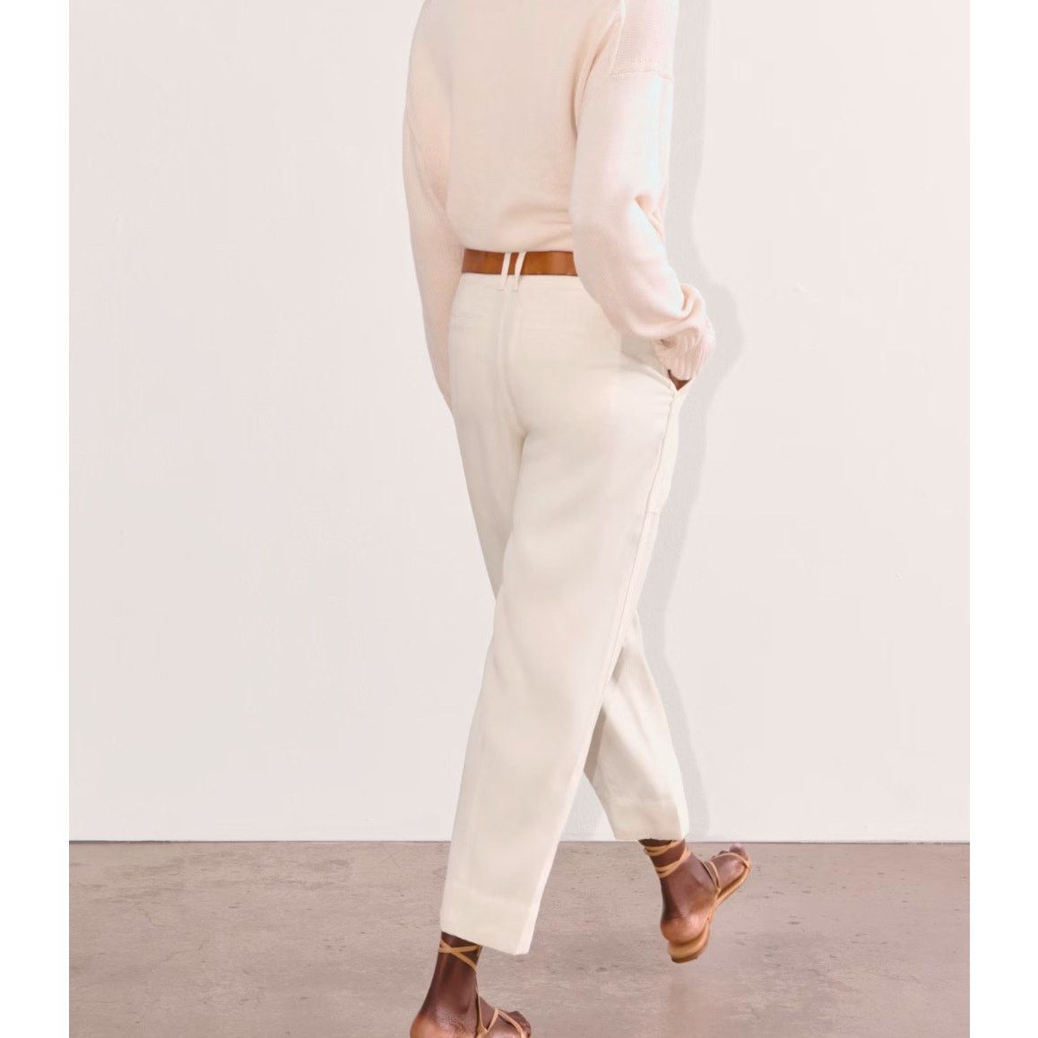 Everlane NWOT Everlane The Utility Pant in Buttersoft In Bone Size 16 Size 38" / US 16 / IT 52 - 2 Thumbnail