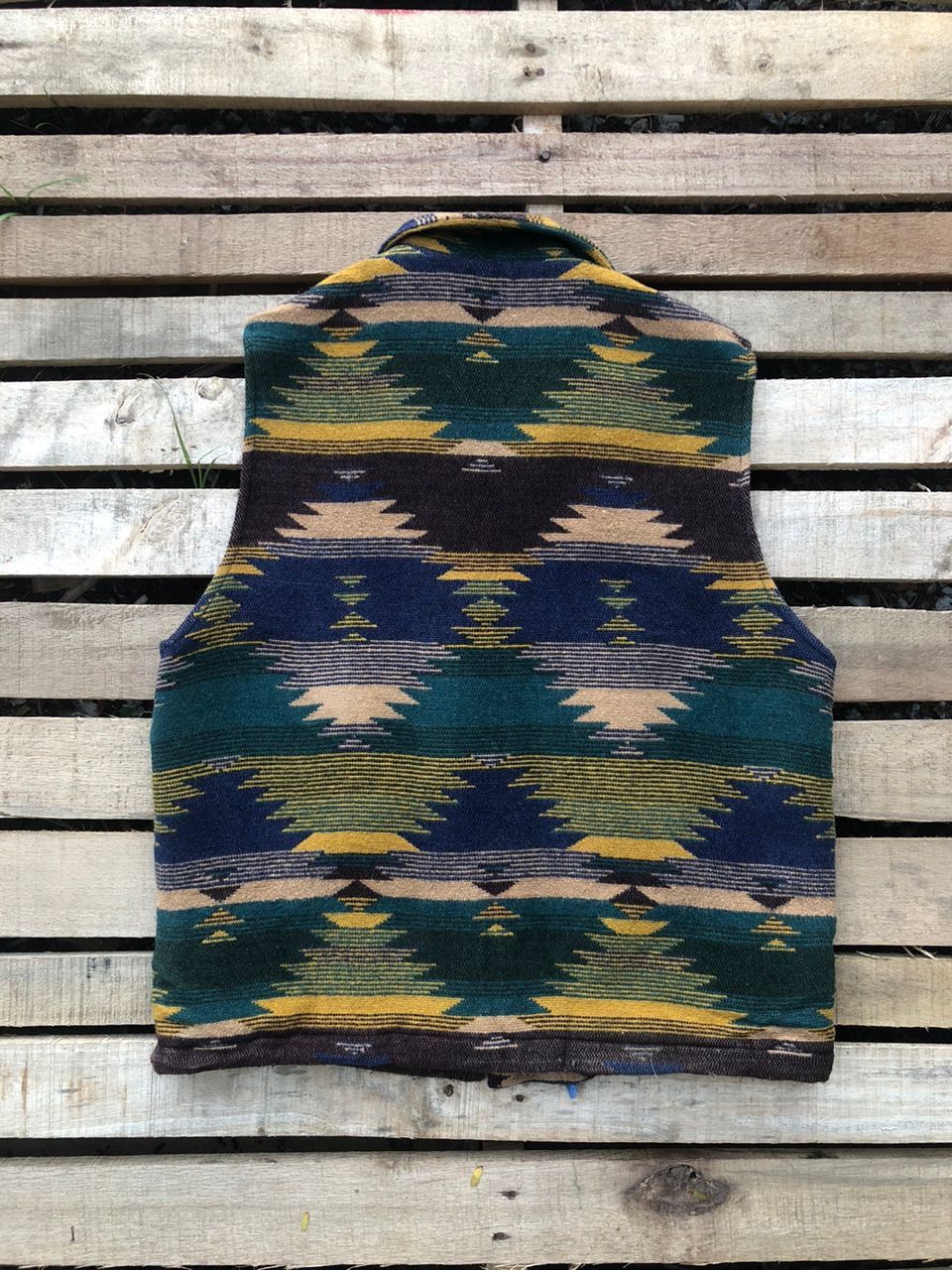 Vintage Vintage Crocodile Navajo Patterned Vest Size US M / EU 48-50 / 2 - 2 Thumbnail