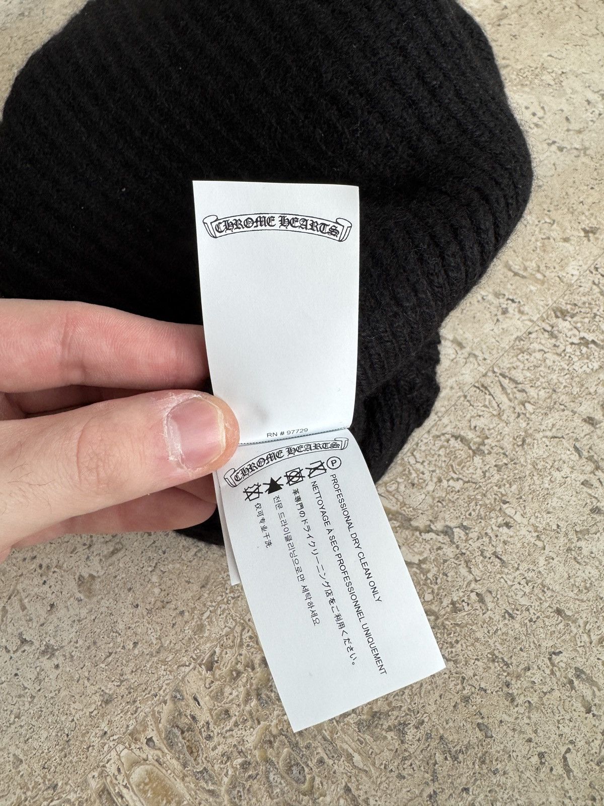 Chrome Hearts Chrome Hearts NYC Big Daddy Cashmere Beanie Size ONE SIZE - 17 Thumbnail
