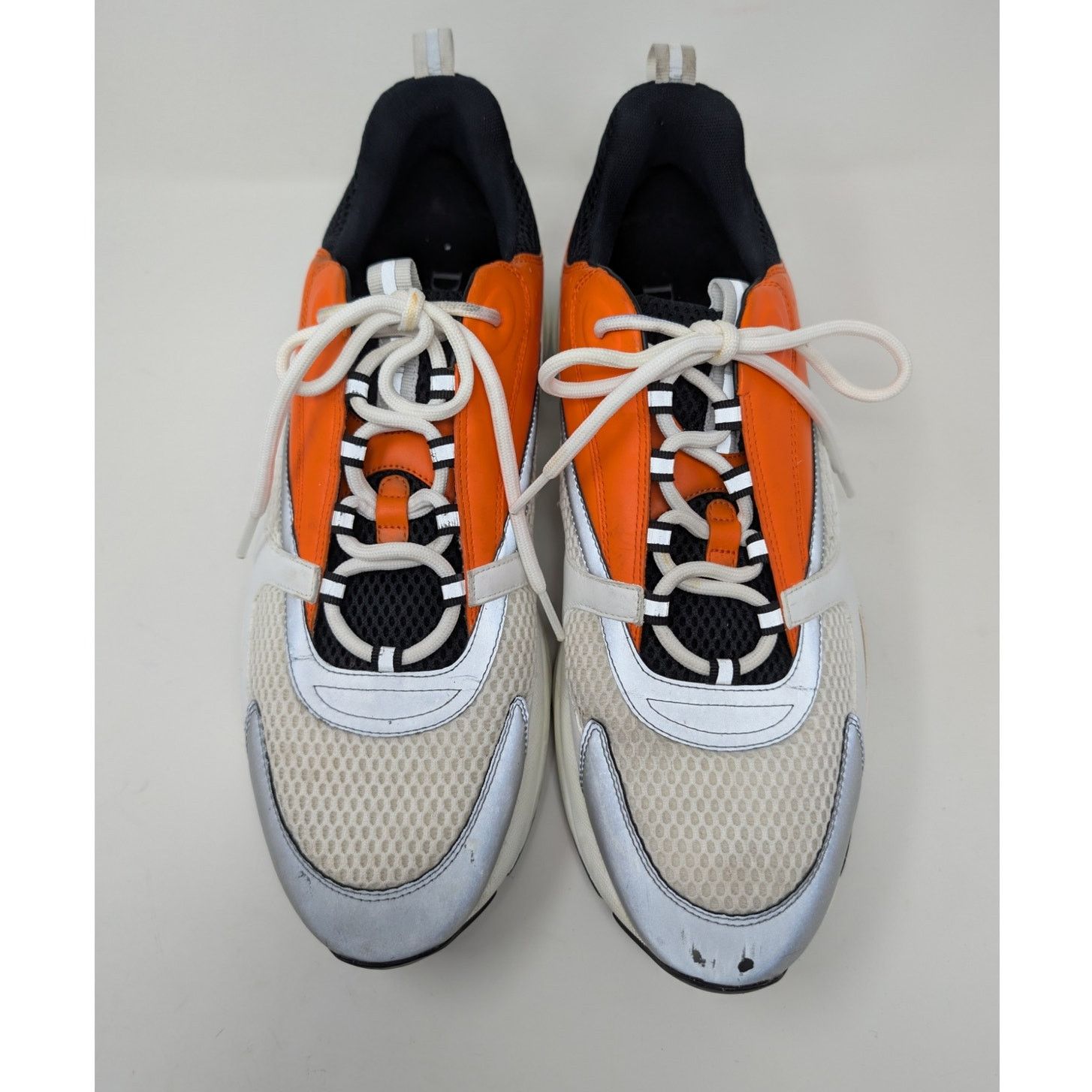 Christian Dior B22 Sneaker Orange Grey White Mesh Trainer