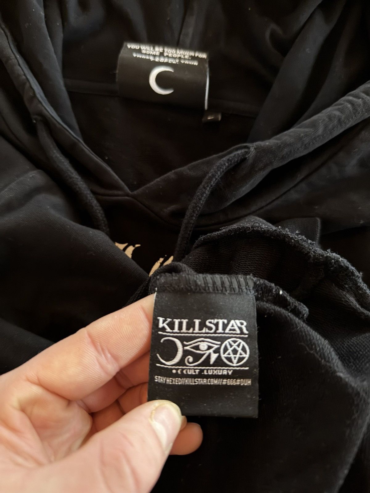 Killstar Killstar “Diablerie” Hoodie – Black – Gothic Graphic Size US L / EU 52-54 / 3 - 7 Thumbnail