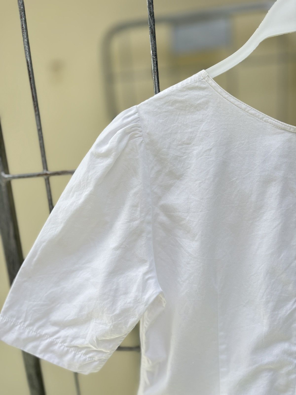 Junya Watanabe Junya Watanabe • Comme des Garcons white blouse Size S / US 4 / IT 40 - 12 Thumbnail