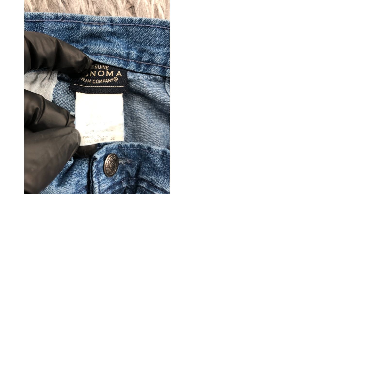 Vintage Sonoma Jeans Size 8 Womens Straight 5-Pocket Denim Medium Wash Blue High Rise Regular Fit Adult Womens Size 30" / US 8 / IT 44 - 9 Thumbnail