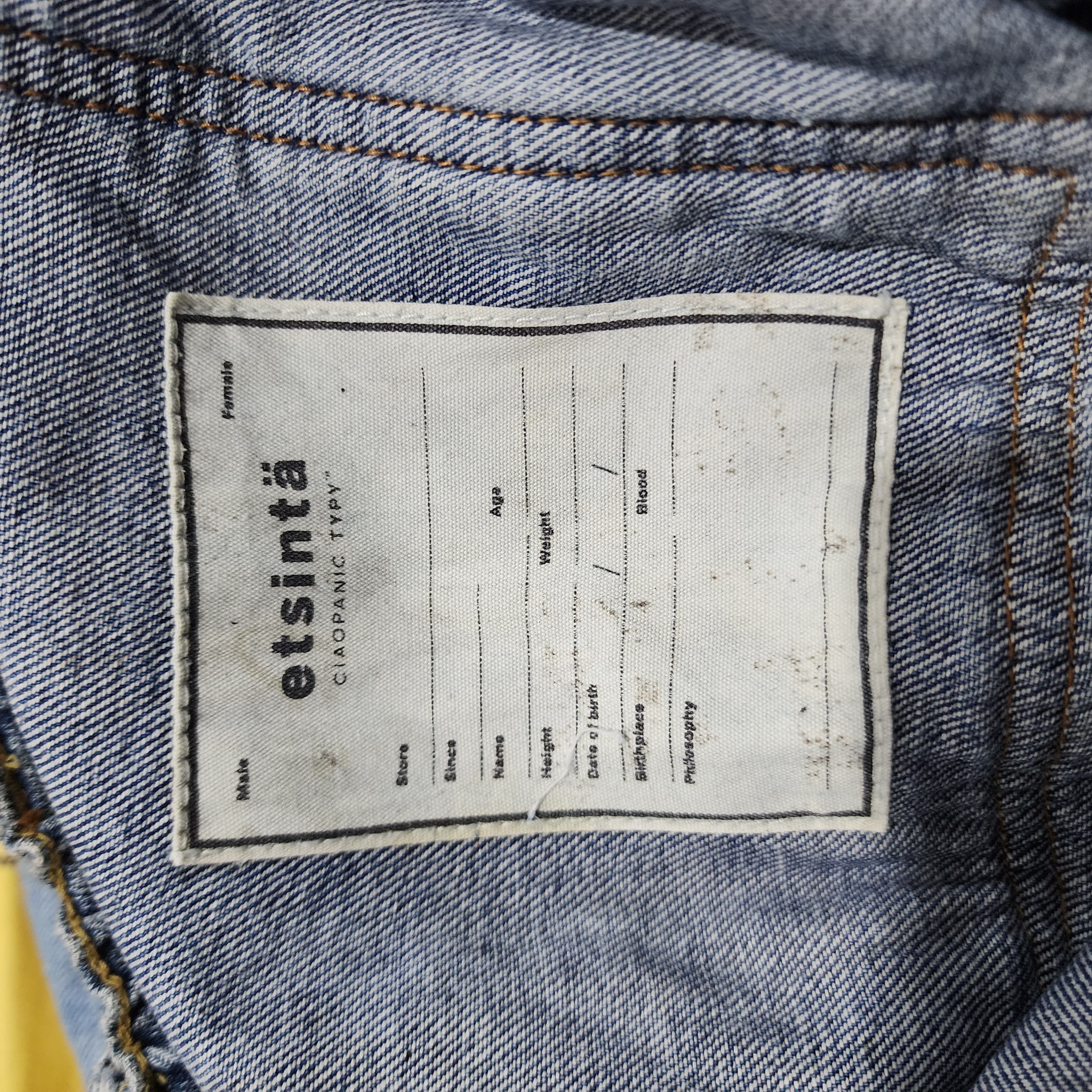 Ciaopanic Etsinta Ciaopanic Patchwork Denim Pants Size US 30 / EU 46 - 7 Thumbnail
