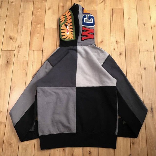 Bape BAPE Crazy color shark full zip hoodie a bathing ape Size US M / EU 48-50 / 2 - 2 Thumbnail