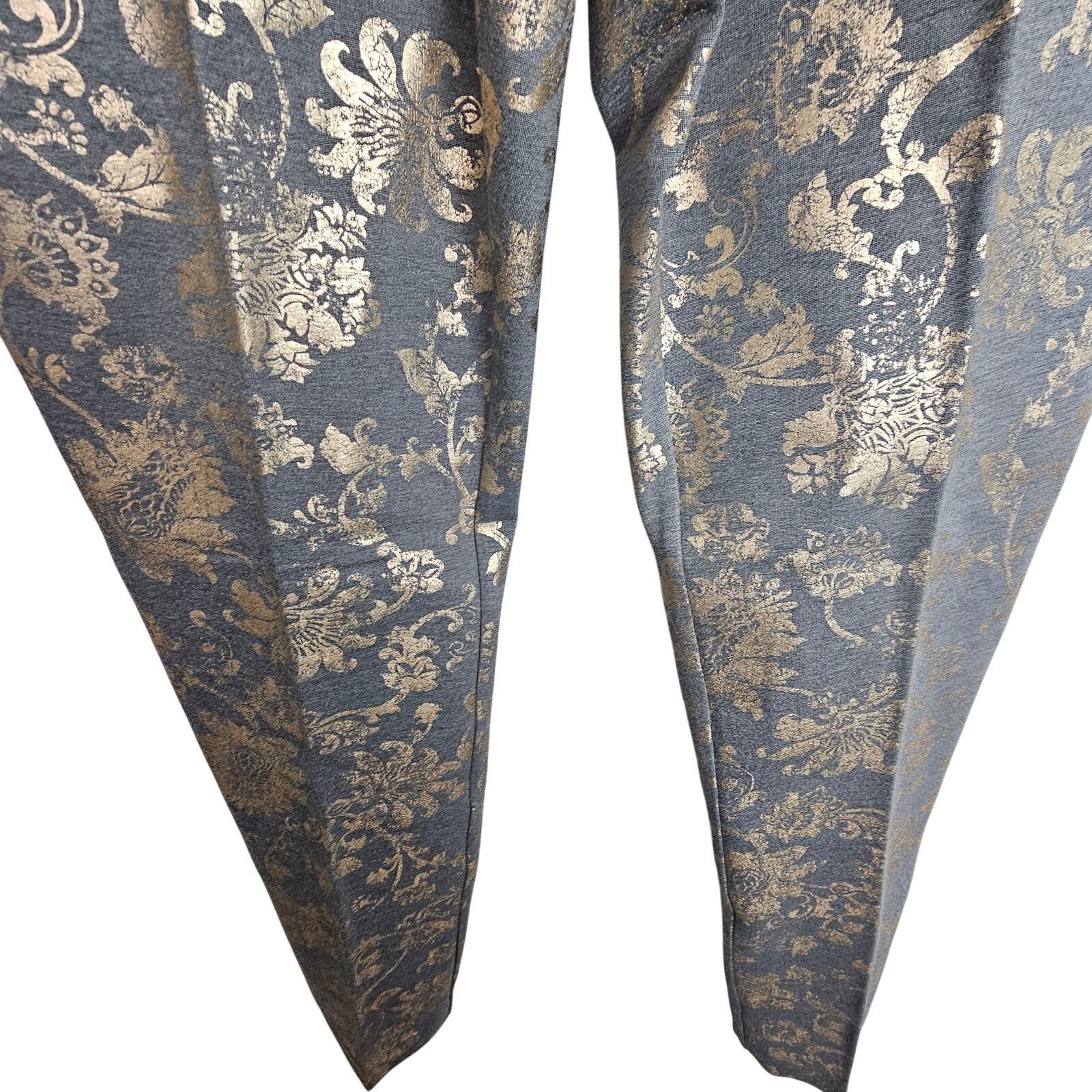 Chicos Chicos Pants 0.5T (US 6T) Juliet So Slimming Floral Damask Size 28" / US 6 / IT 42 - 3 Thumbnail