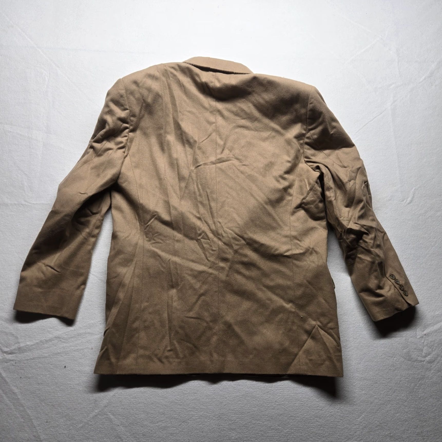 Vintage Men's Suit Jacket / Blazer Brown Dress / Casual Jacket Size 46L Long Size 46R - 6 Thumbnail