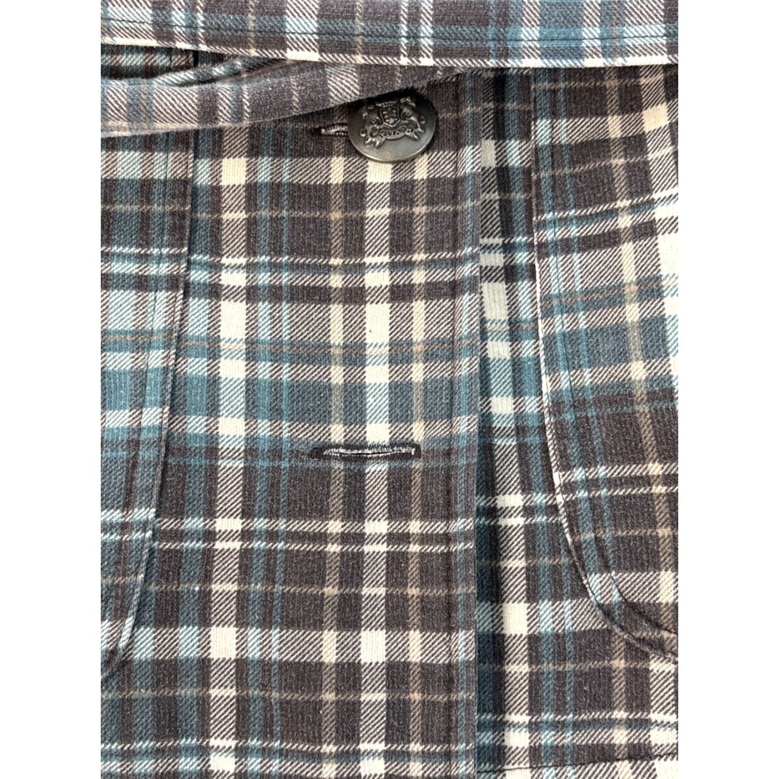 Vintage VINTAGE Self Esteem Hoodie Womens Large Plaid Belted Tie Button Boho Y2K Brown Girls? Mens? Size L / US 10 / IT 46 - 5 Thumbnail