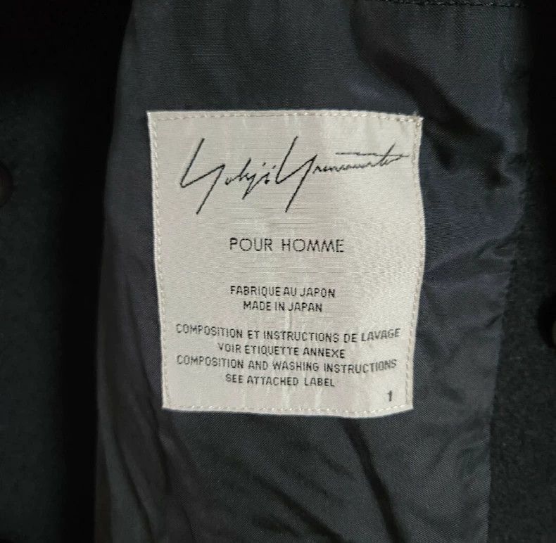Yohji Yamamoto yohji yamamoto2015AW black wool coat-2505 Size US S / EU 44-46 / 1 - 5 Thumbnail