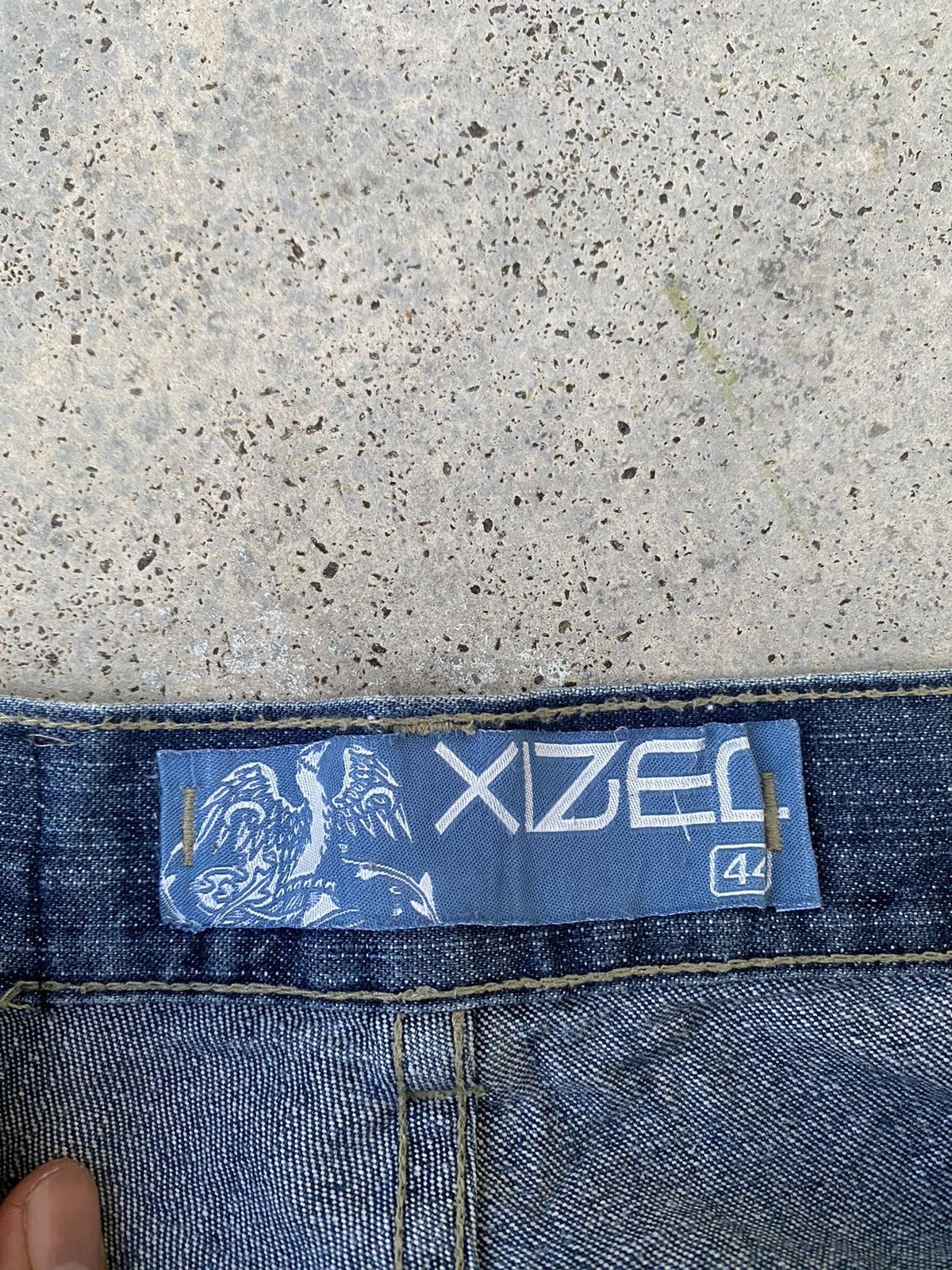 Ed Hardy 2000s Xizel Dragon Embroidered Jeans Karakuri y2k Styled Size US 36 / EU 52 - 13 Thumbnail
