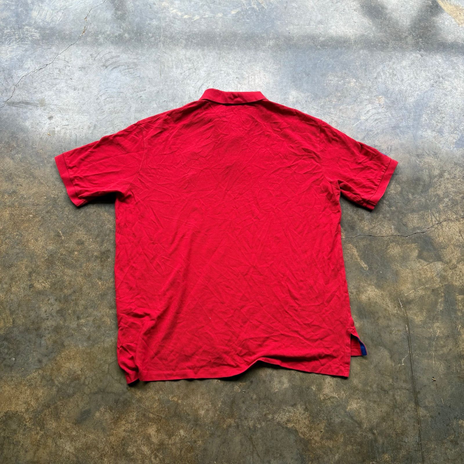 Polo Ralph Lauren Cool Vintage Style Red Big Logo Polo Shirt Size US XL / EU 56 / 4 - 5 Thumbnail