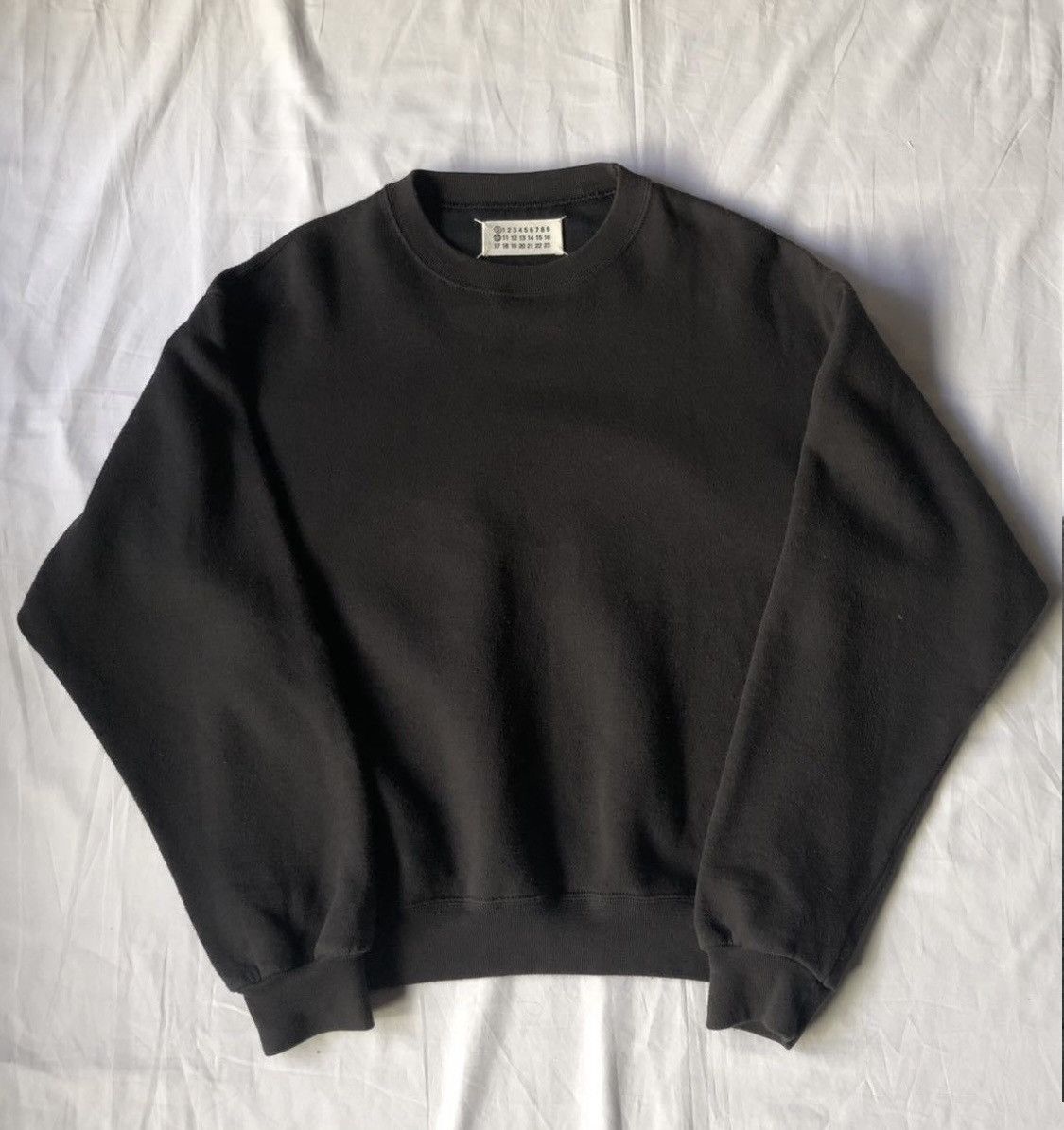 Pre-owned Maison Margiela Artisanal Reconstructed Sweatshirt In Black