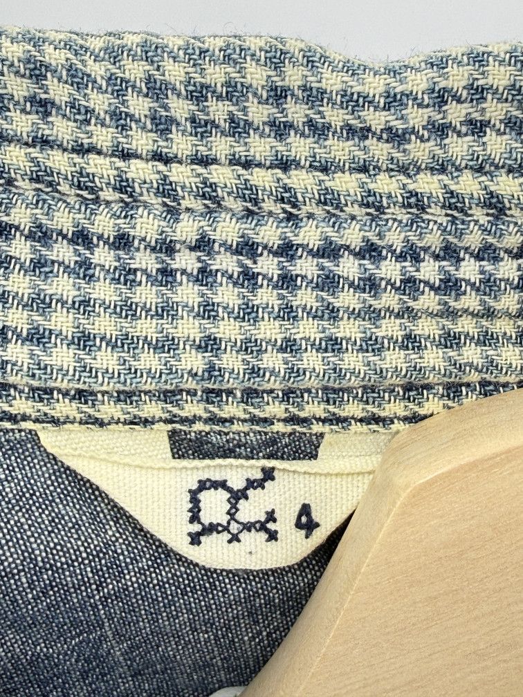 45rpm Indigo Houndstooth Eastern Pearl Snap Size US M / EU 48-50 / 2 - 4 Thumbnail