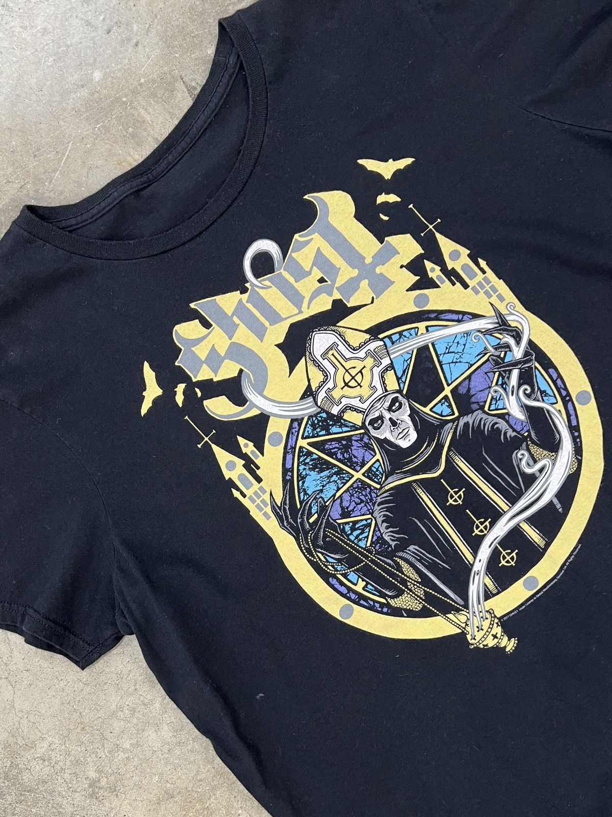 Band Tees × Vintage Priest Ghost Band Tee Large Size US L / EU 52-54 / 3 - 1 Thumbnail