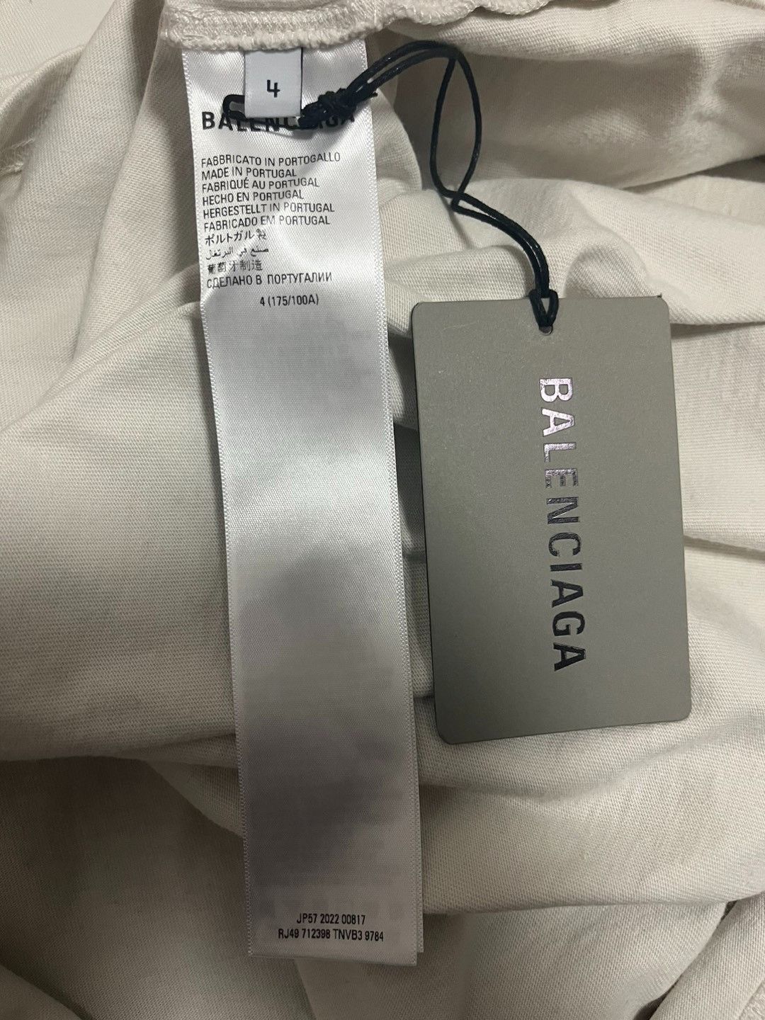 Balenciaga Balenciaga 22 FW apple white short sleeve 2501-Nextarrow Size US XL / EU 56 / 4 - 4 Thumbnail