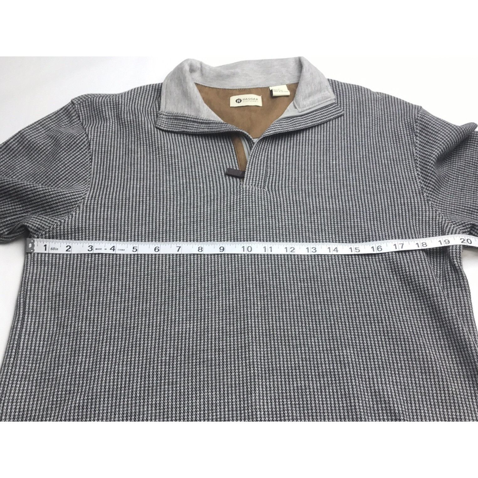 Haggar Haggar Clothing Mens Long sleeve sweater Small S Size US S / EU 44-46 / 1 - 5 Thumbnail