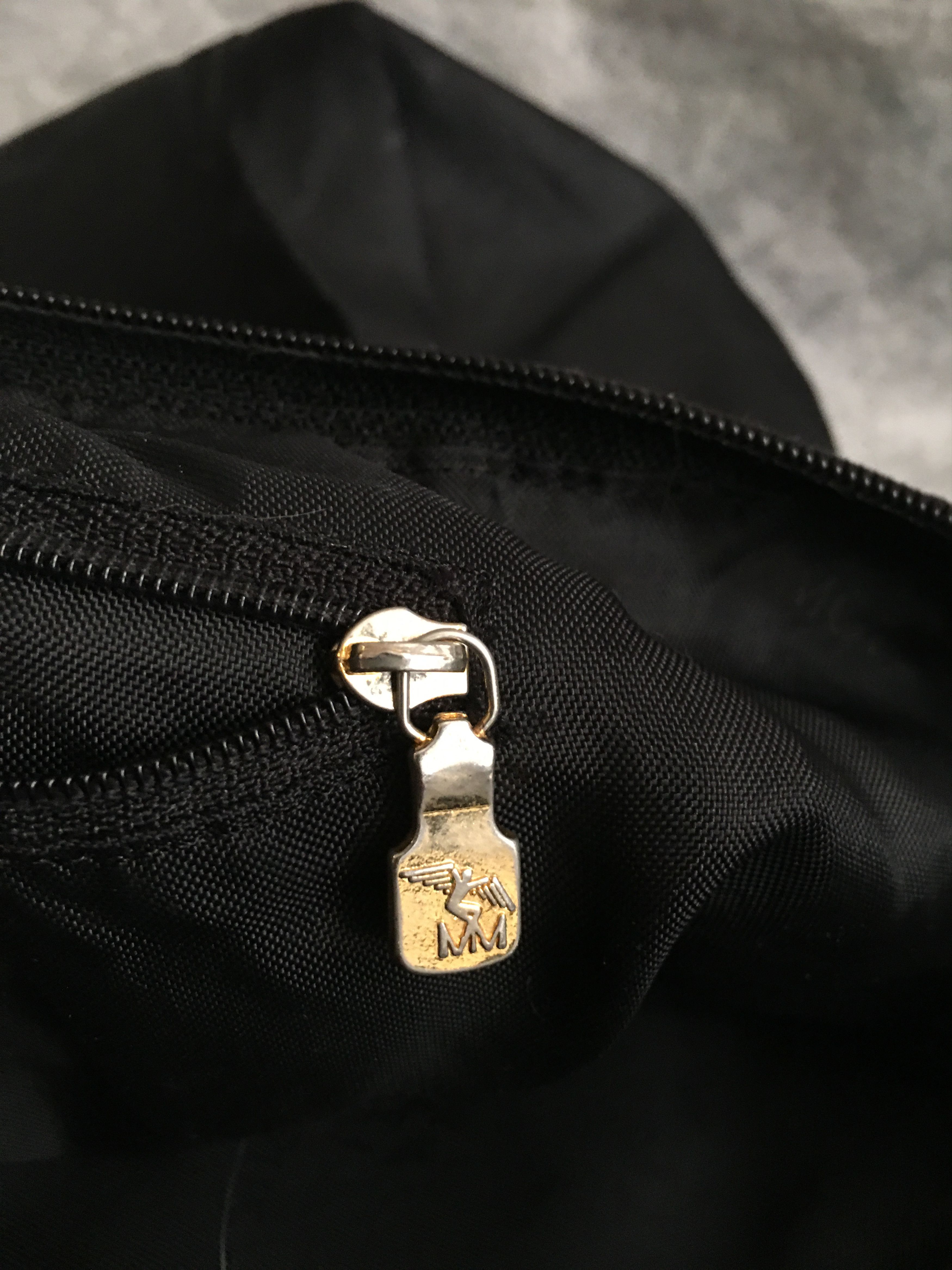Maison Mollerus Maison Mollerus Nylon Black Monogram Shoulder Bag Size ONE SIZE - 15 Thumbnail