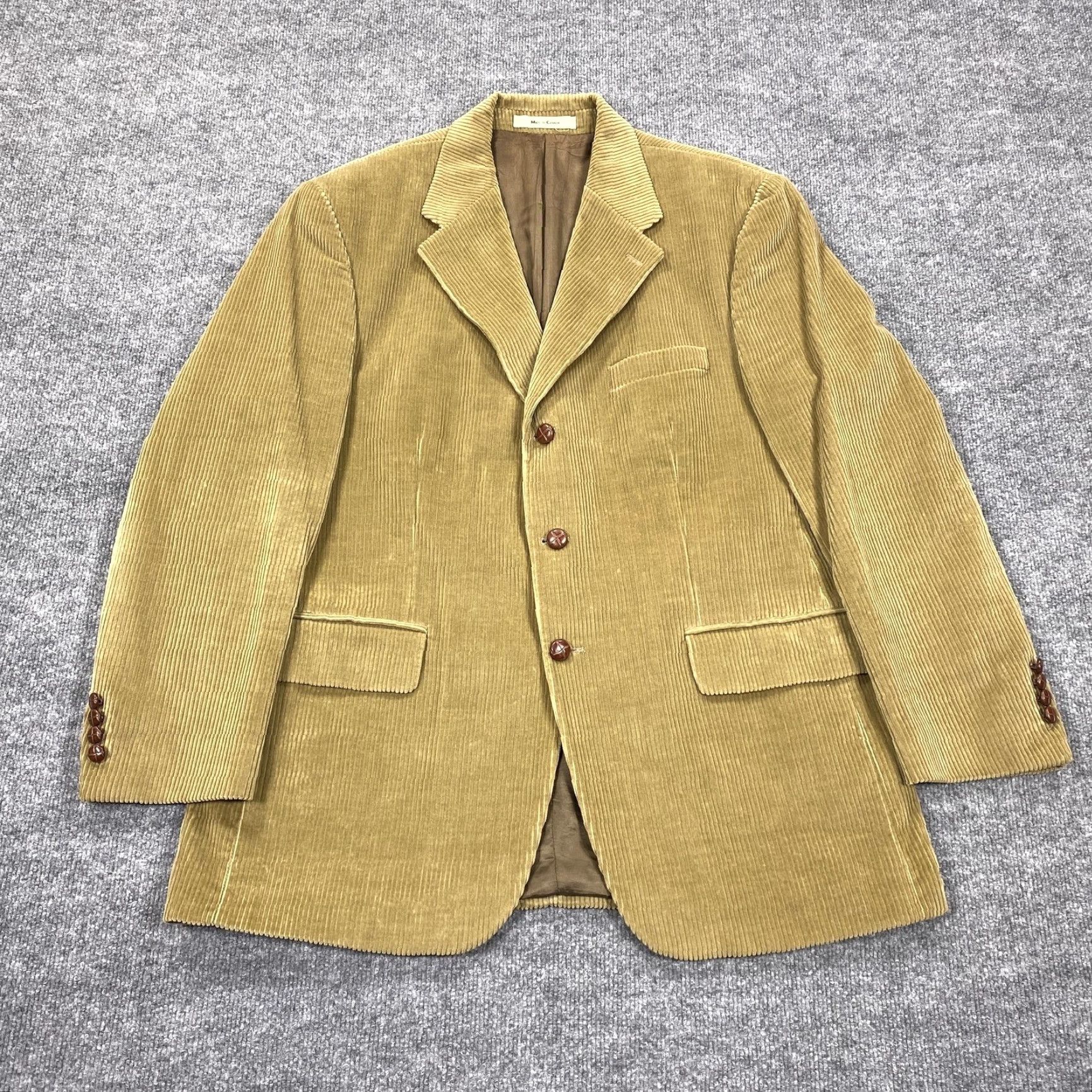 Chaps Chaps Ralph Lauren Sport Coat Mens 44R Tan Corduroy Made in Canada 3 Button Size US S / EU 44-46 / 1 - 2 Thumbnail