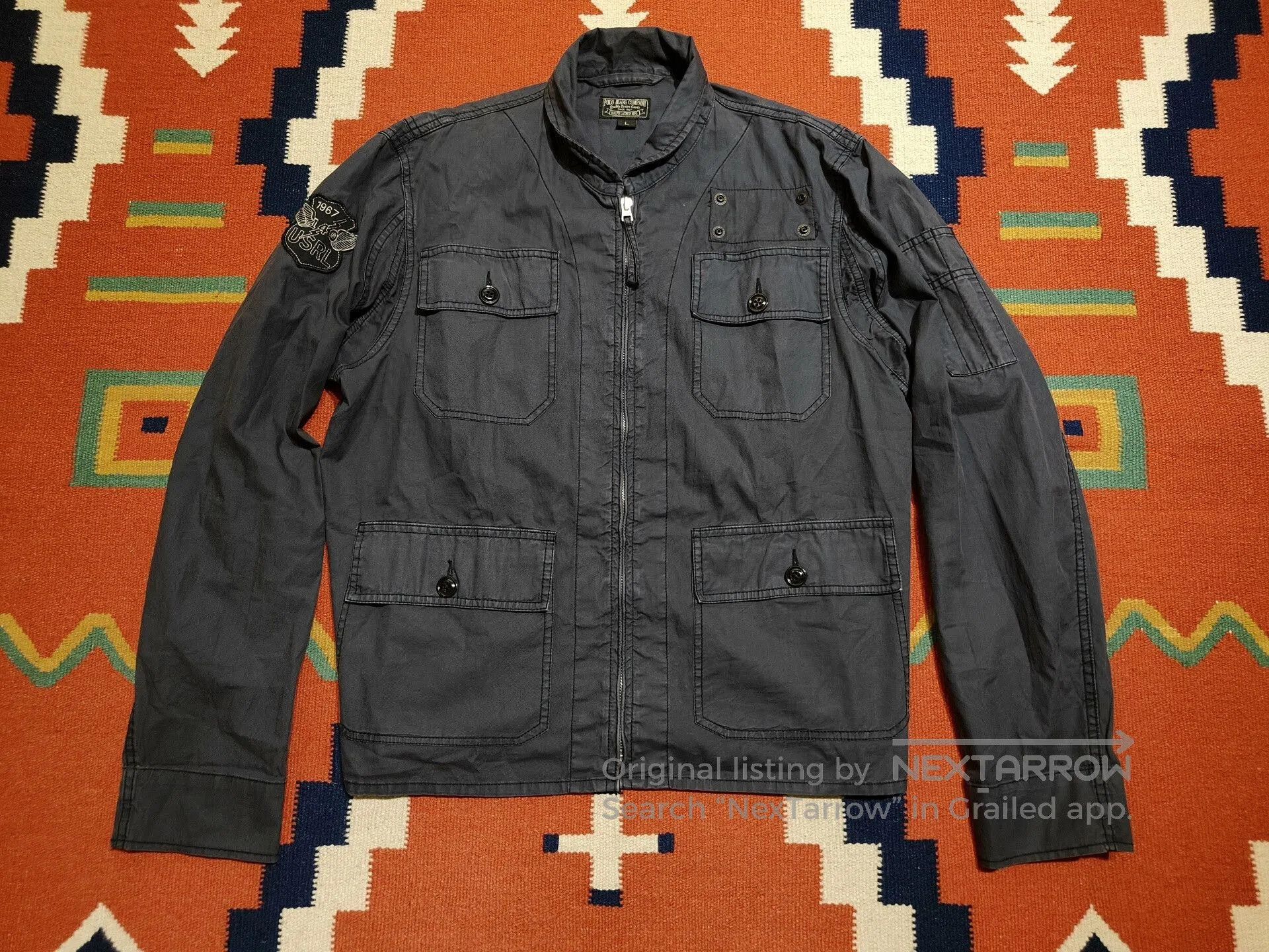 RRL Ralph Lauren Rare Polo Ralph Lauren Flight Jacket. Size US L / EU 52-54 / 3 - 1 Thumbnail