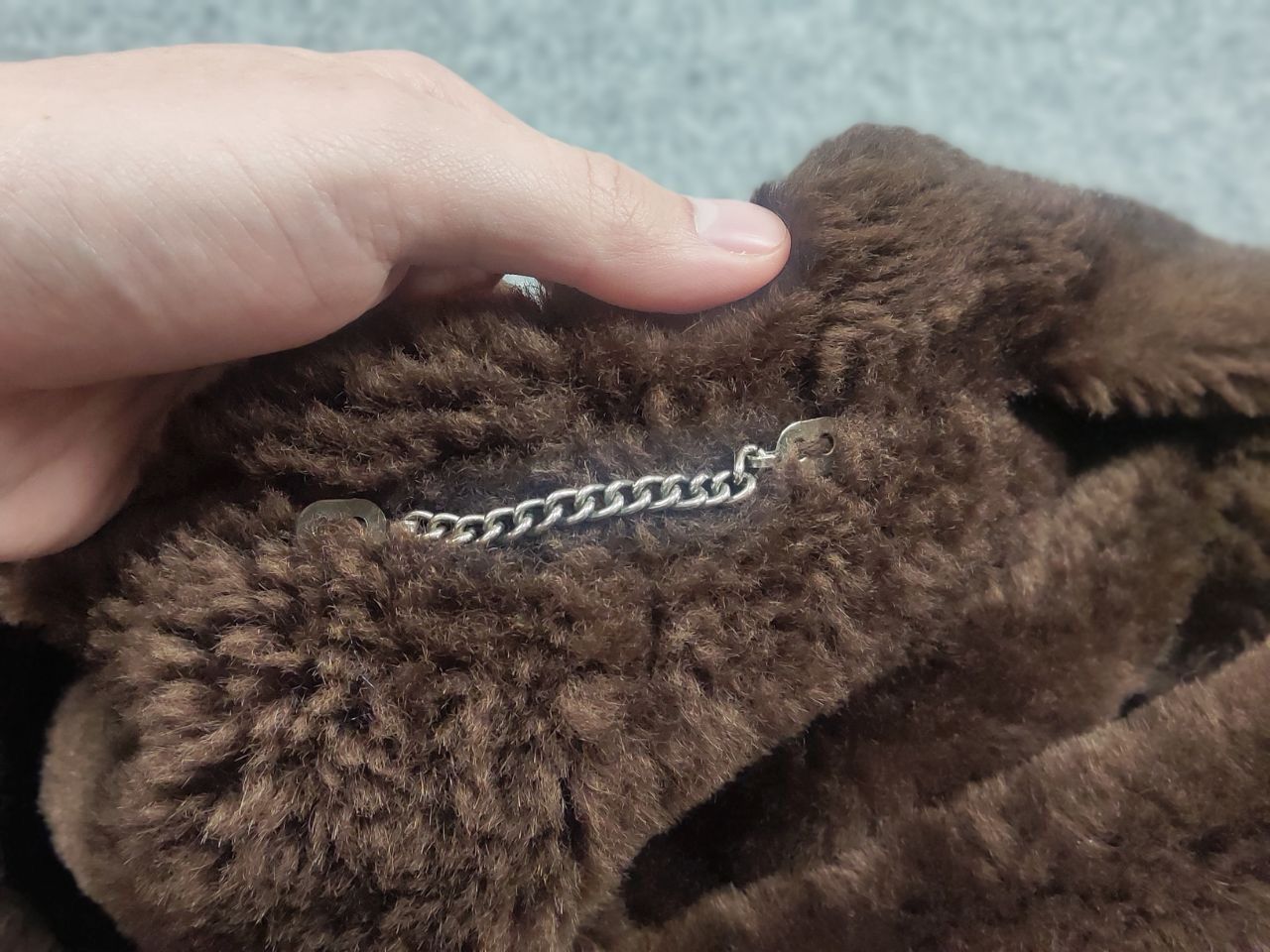Gallotti Gallotti Bacis Brown Leather Shearling Fur-Lined Coat Jacket Size US M / EU 48-50 / 2 - 16 Thumbnail